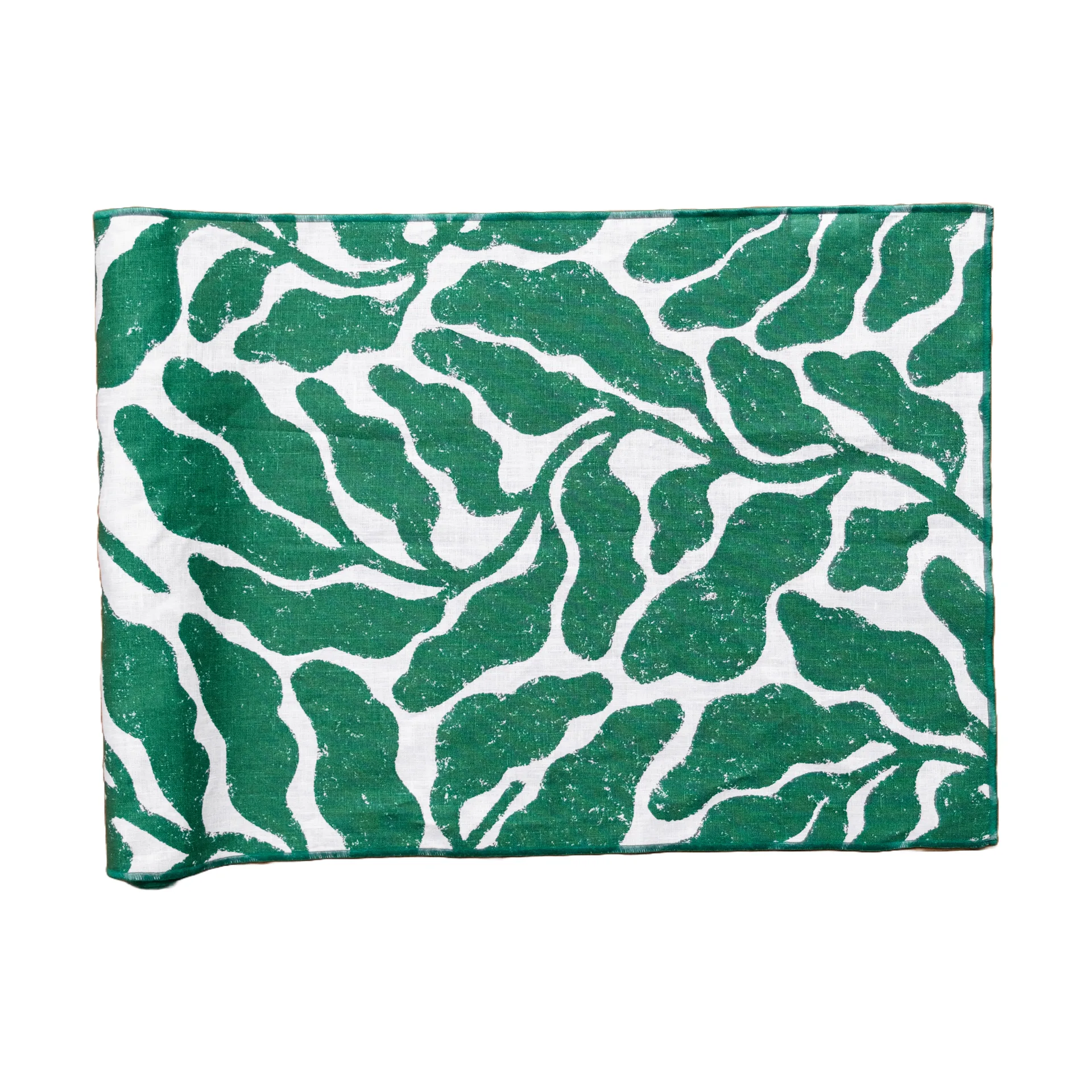 Fine Little Day Leaves løber Green, 45x180 cm