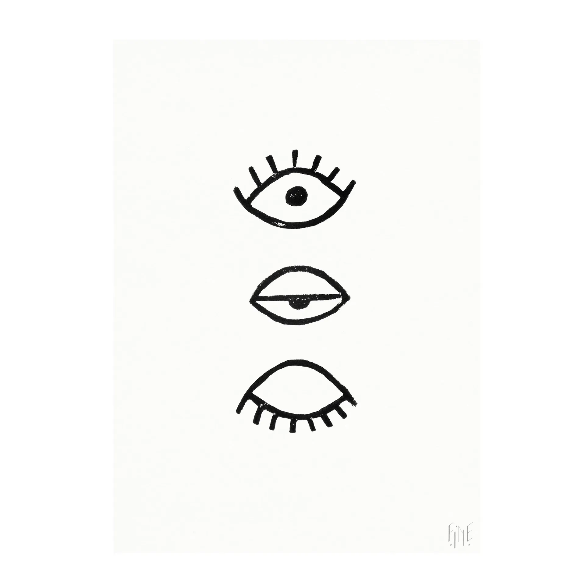 Fine Little Day Poster Eye Eye cm
