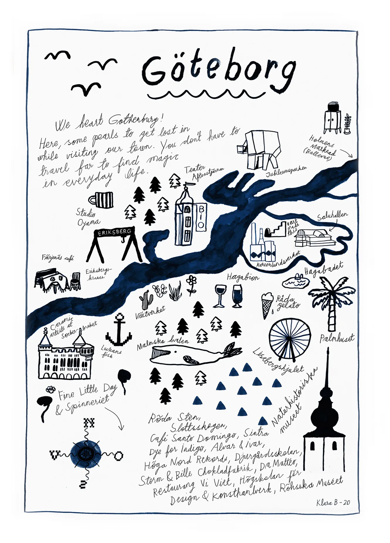 Fine Little Day Poster Göteborg cm