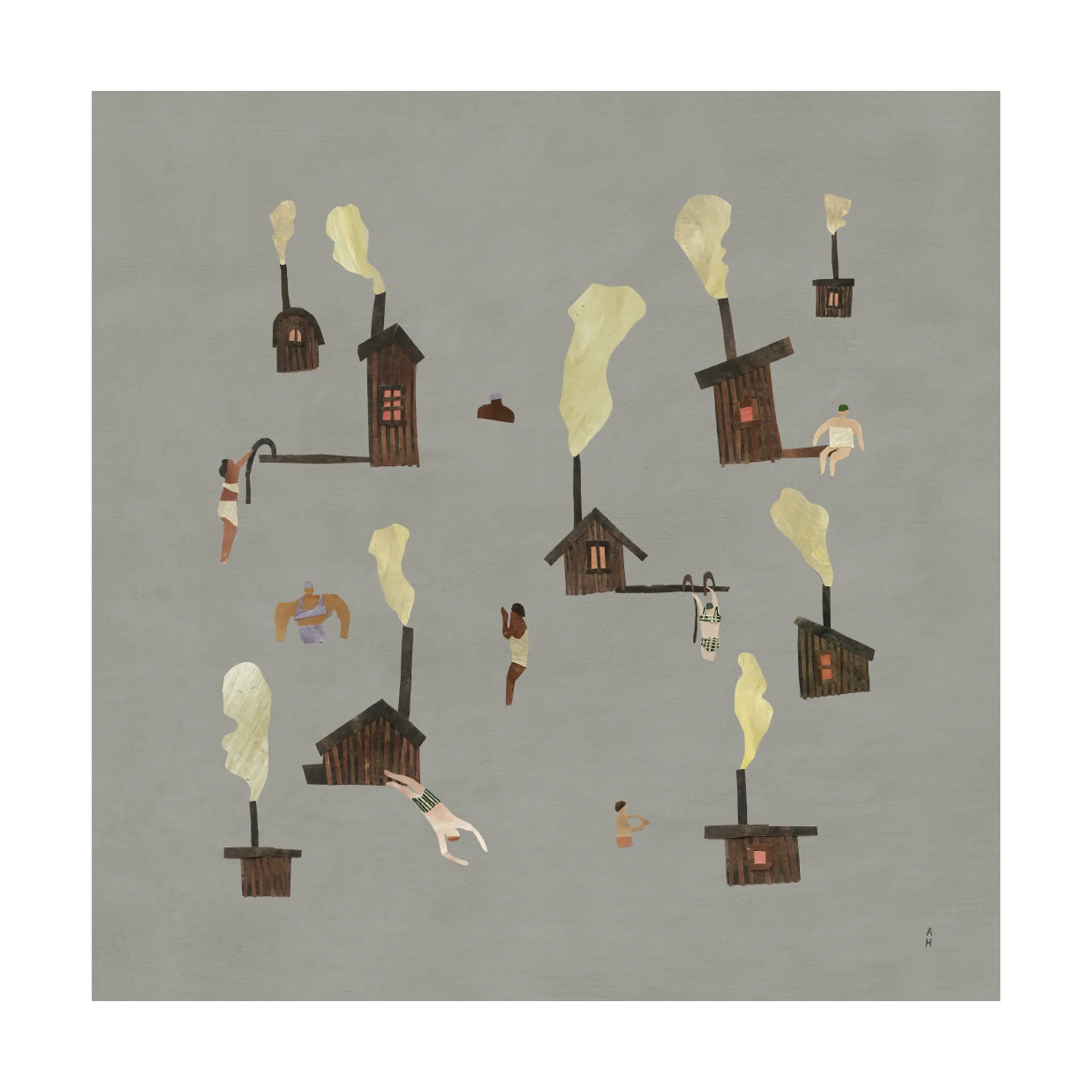 Fine Little Day Poster Sauna cm