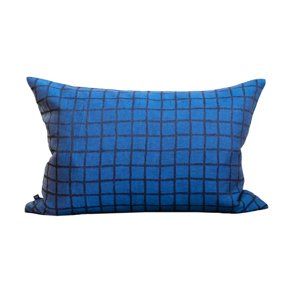 Rutig kuddfodal 48x68 cm, Blue