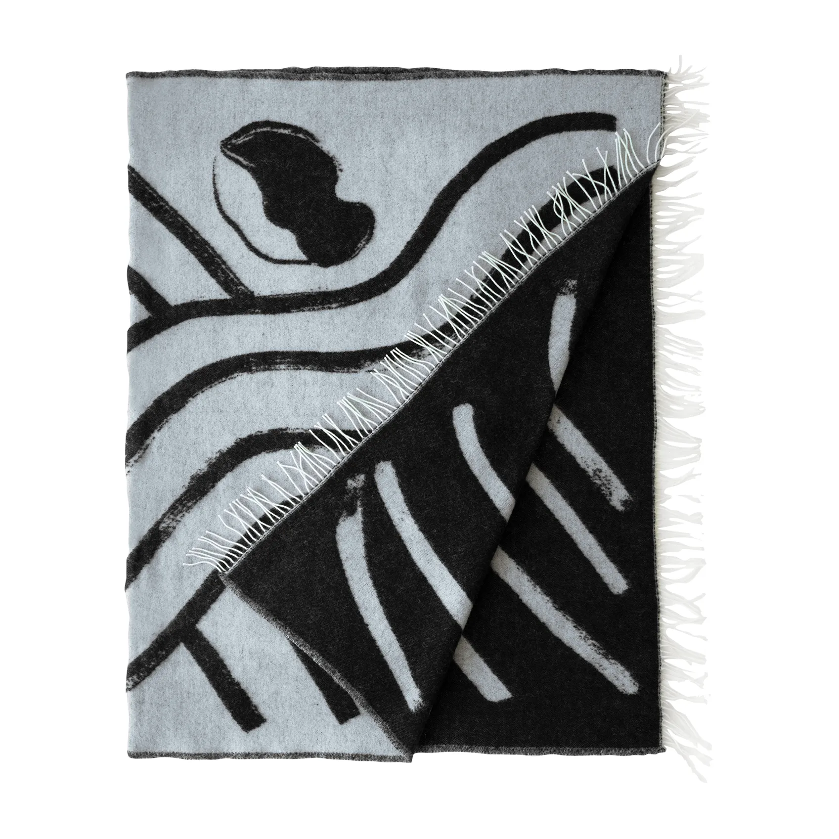 Sofia Lind wool throw 130x190 cm from Fine Little Day - NordicNest.com