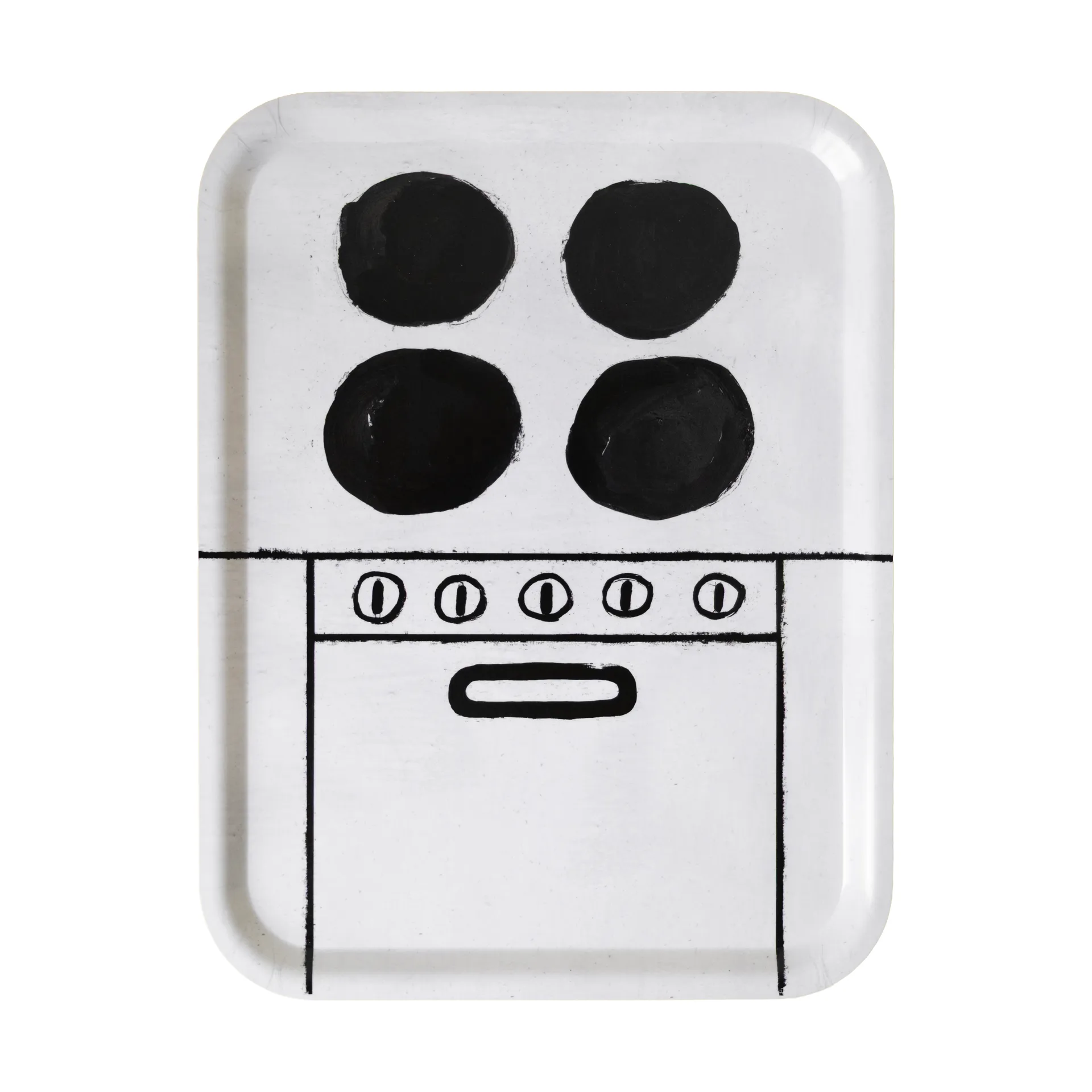 Fine Little Day Spis bakke33x43 cm Black-white