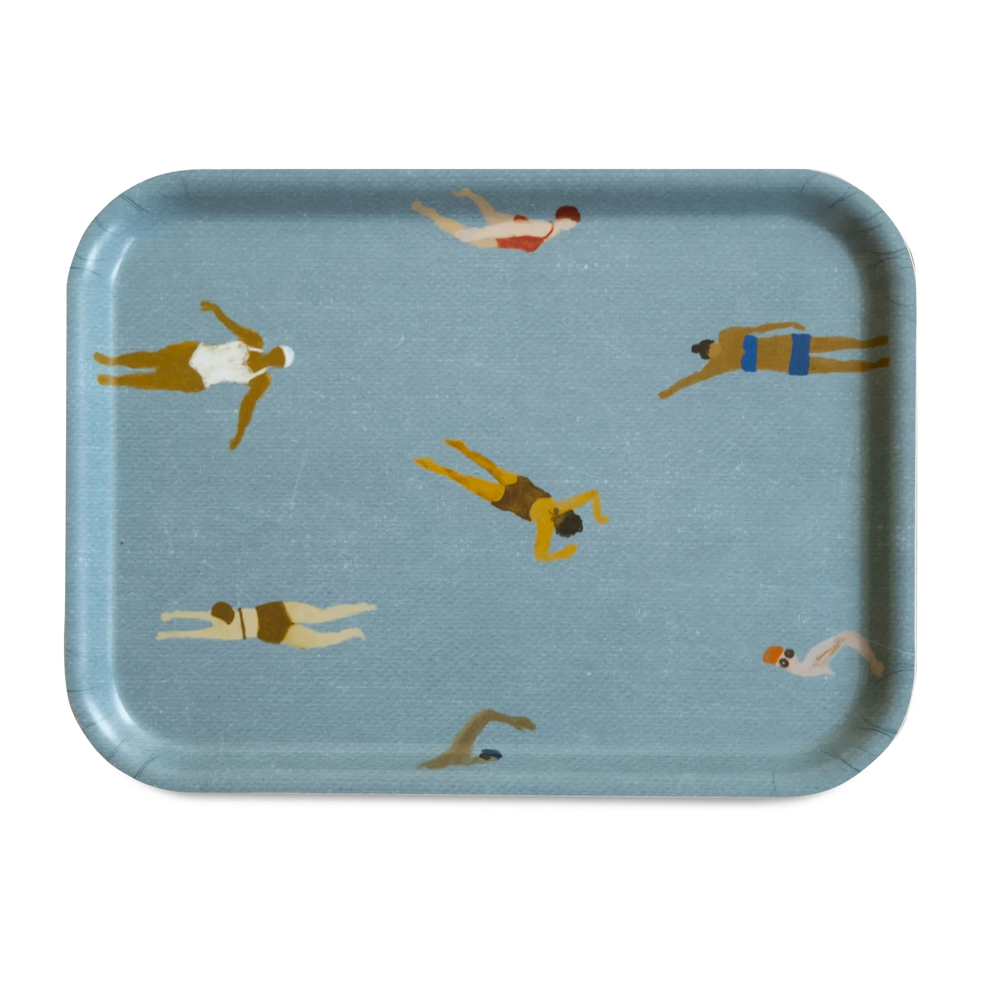 Fine Little Day Swimmers bakke 20x27 cm Blå billede