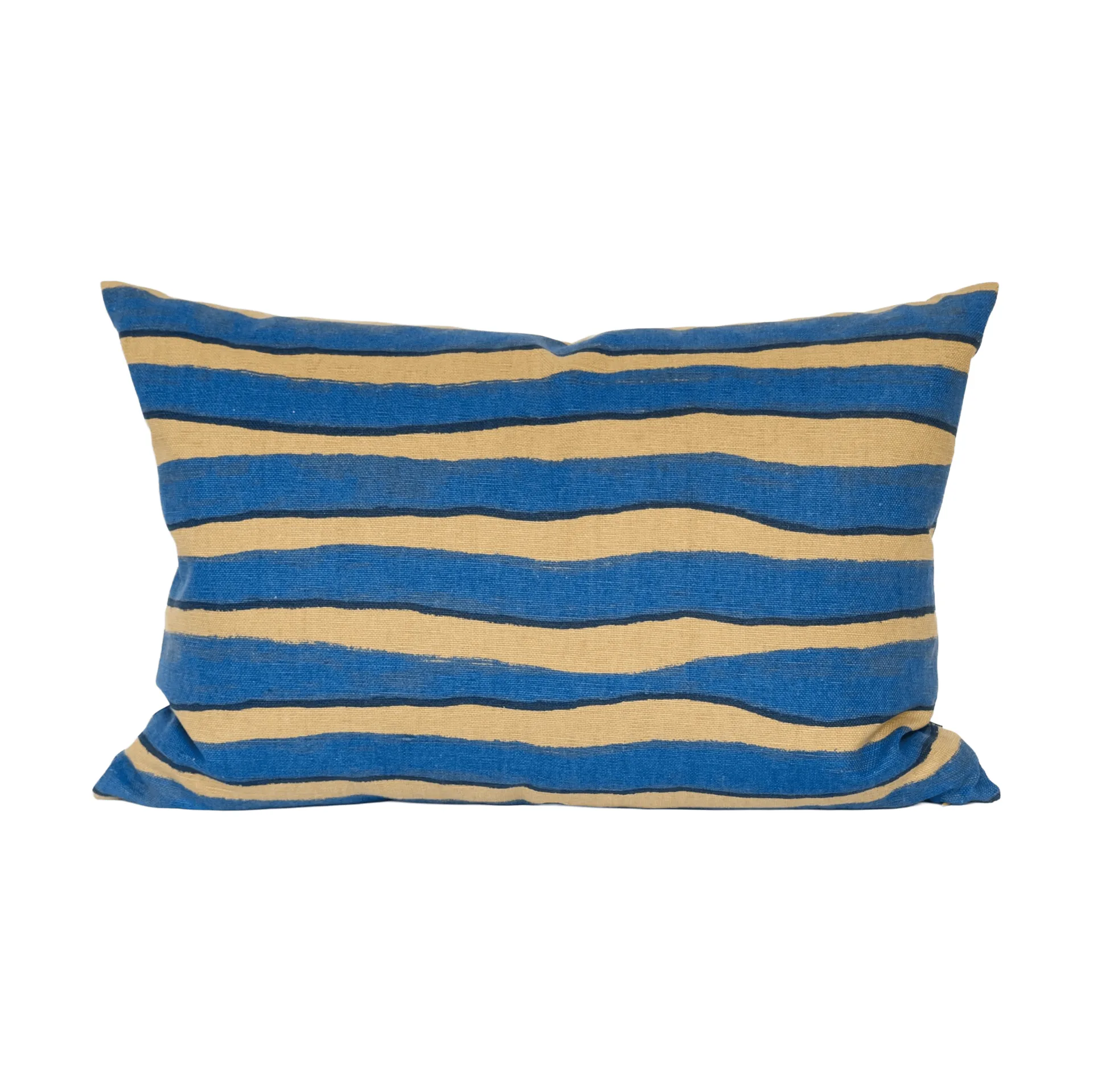 Fine Little Day Taie Rand Marron-bleu, cm