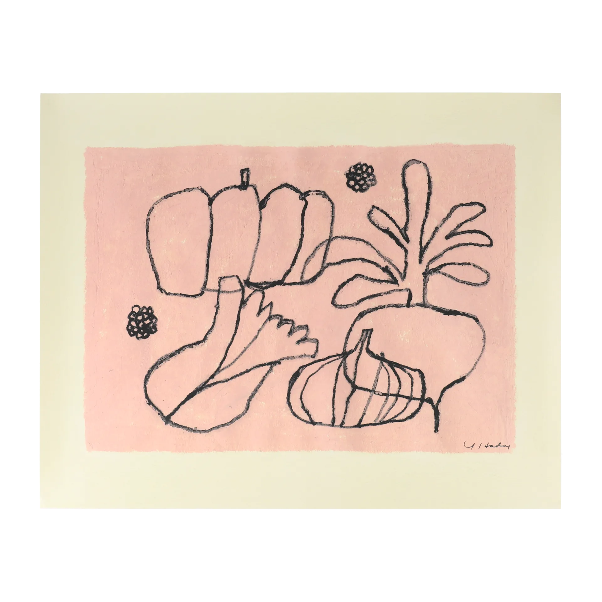 Fine Little Day Vegetable poster 40x50 cm