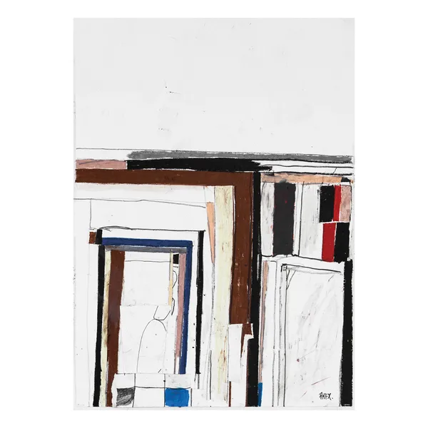 We only got out at night poster 50x70 cm, Multi