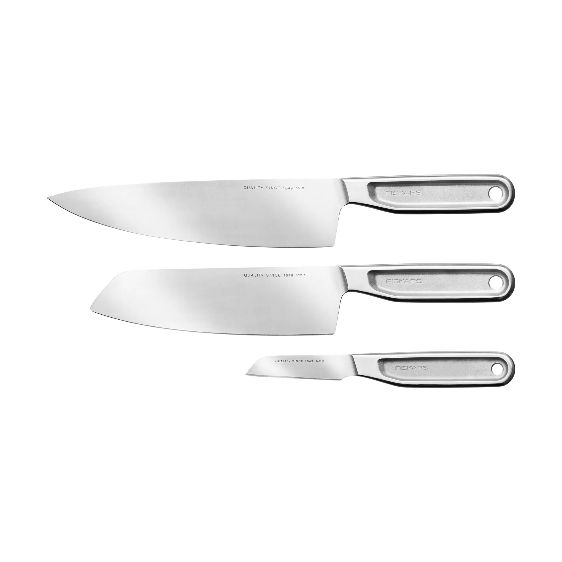 Fiskars All Steel knivset 3 delar