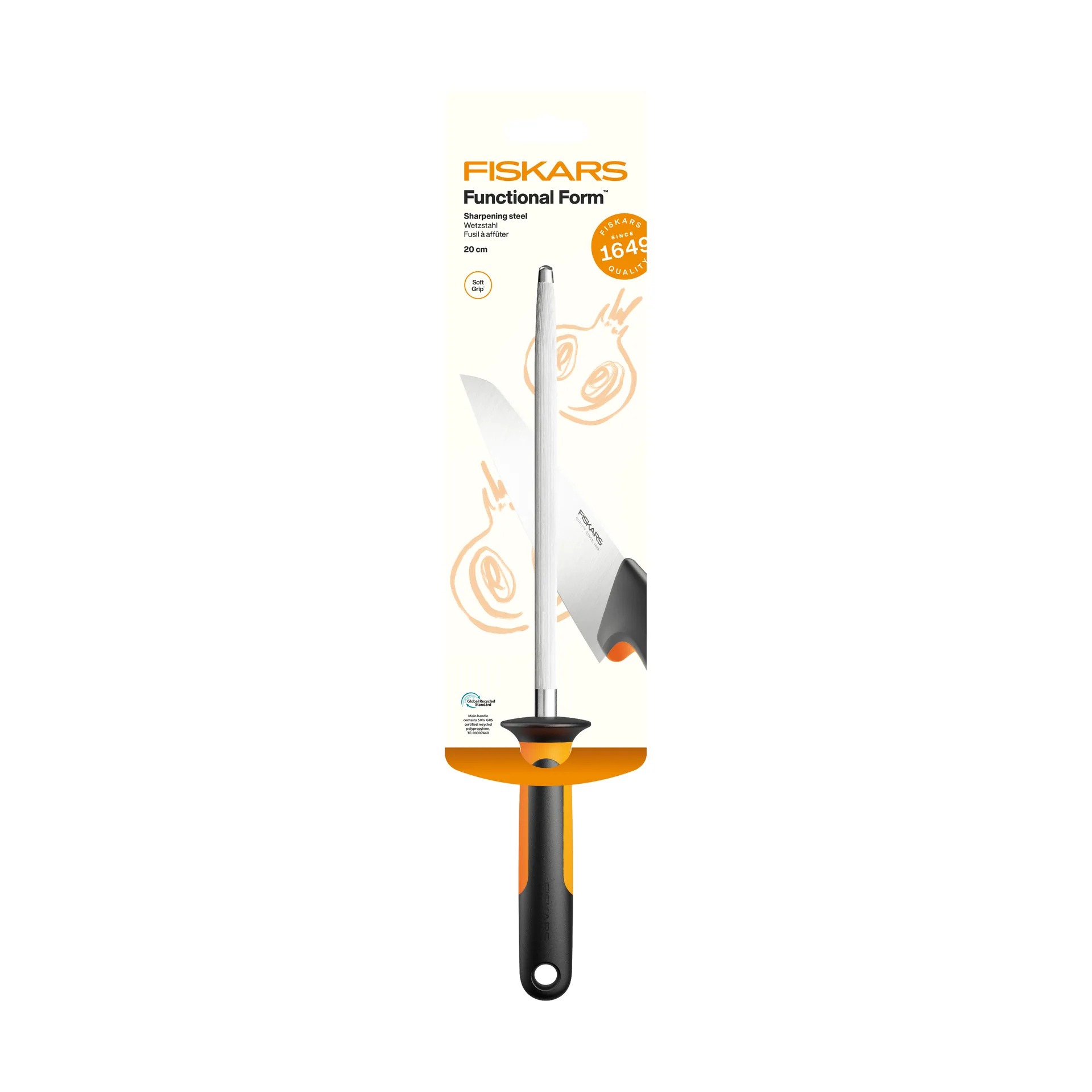 Fiskars Functional Form fusil à aiguiser Acier inoxydable