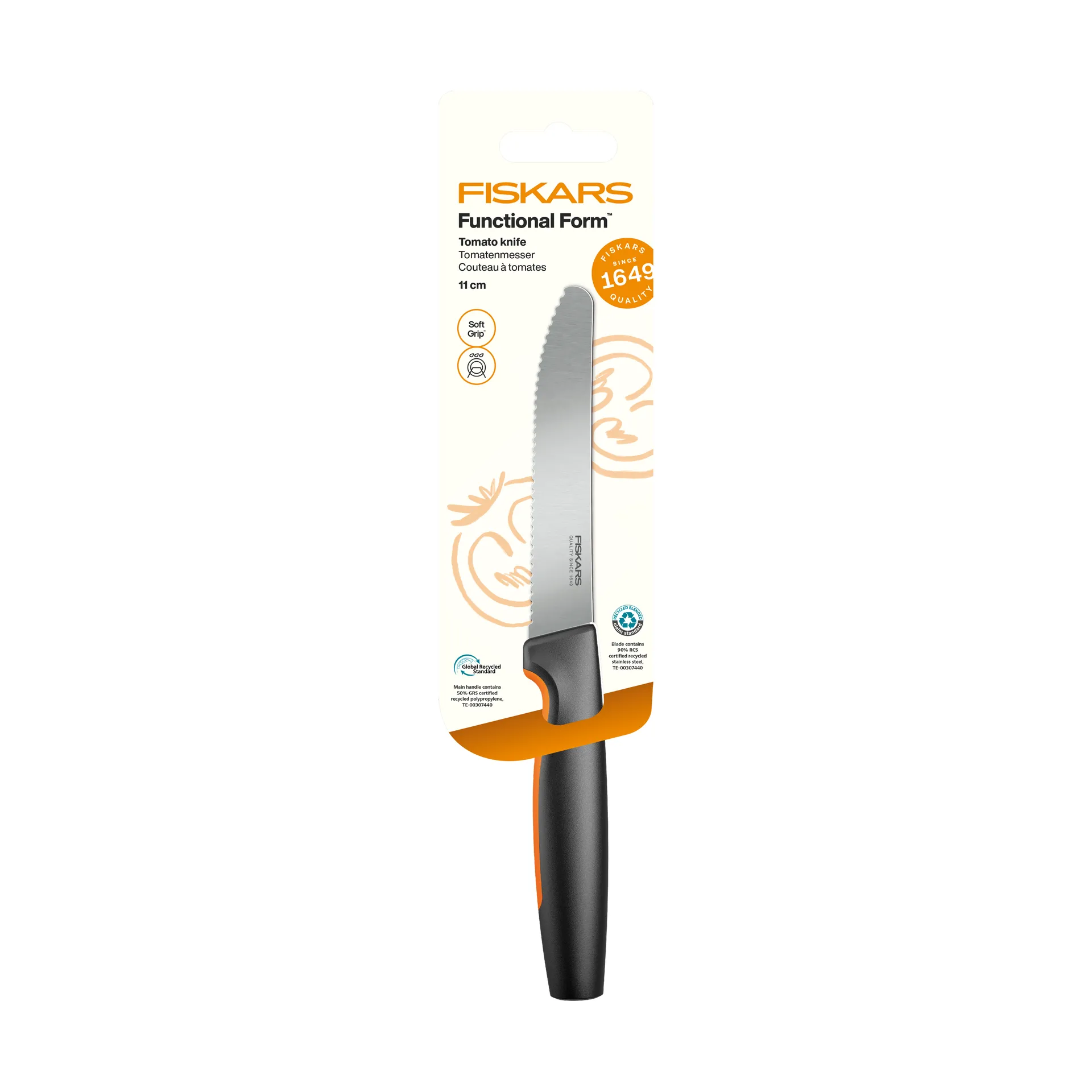 Fiskars Functional Form tomatkniv Rostfritt st&aring;l