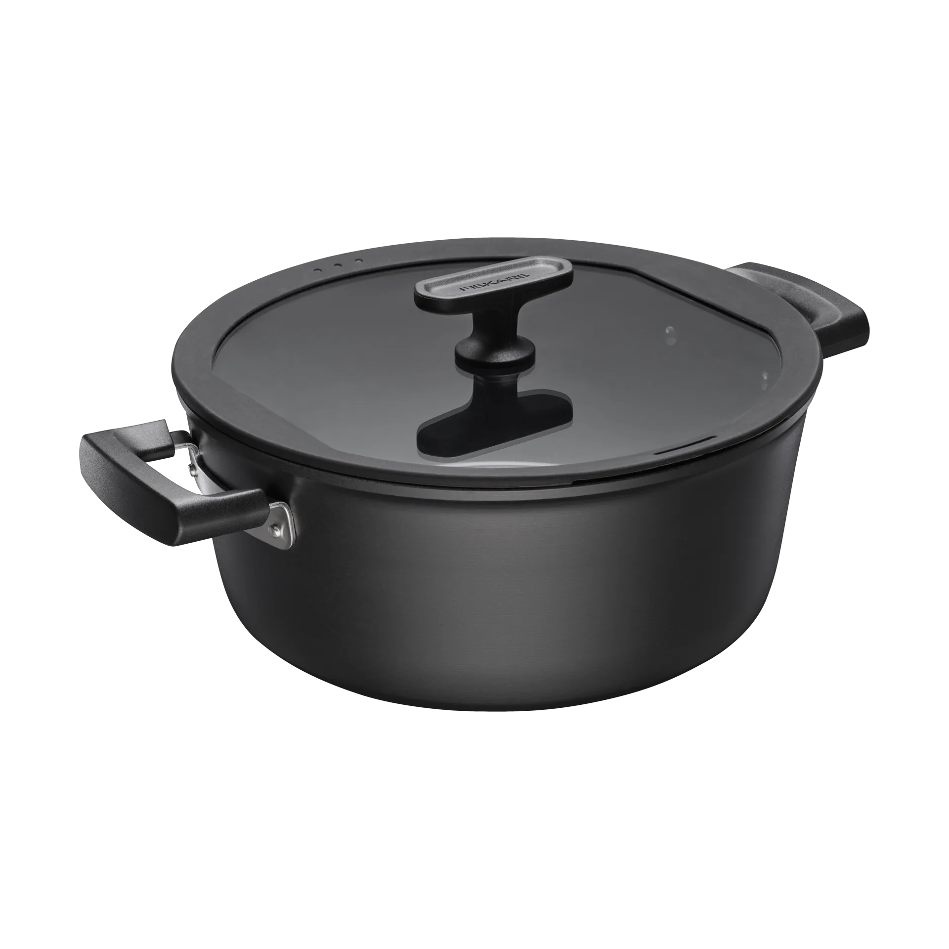 Fiskars Hard Face gryta med lock Ceratec Superior 5 L