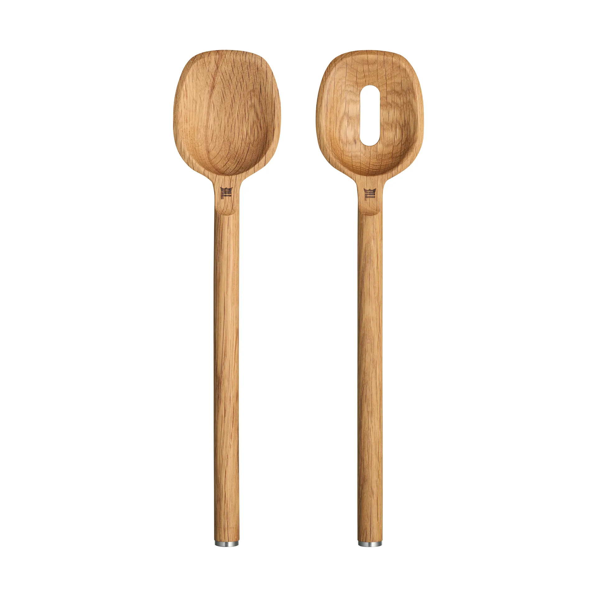 Fiskars Norden ske 2-pak Eg/Rustfrit stål