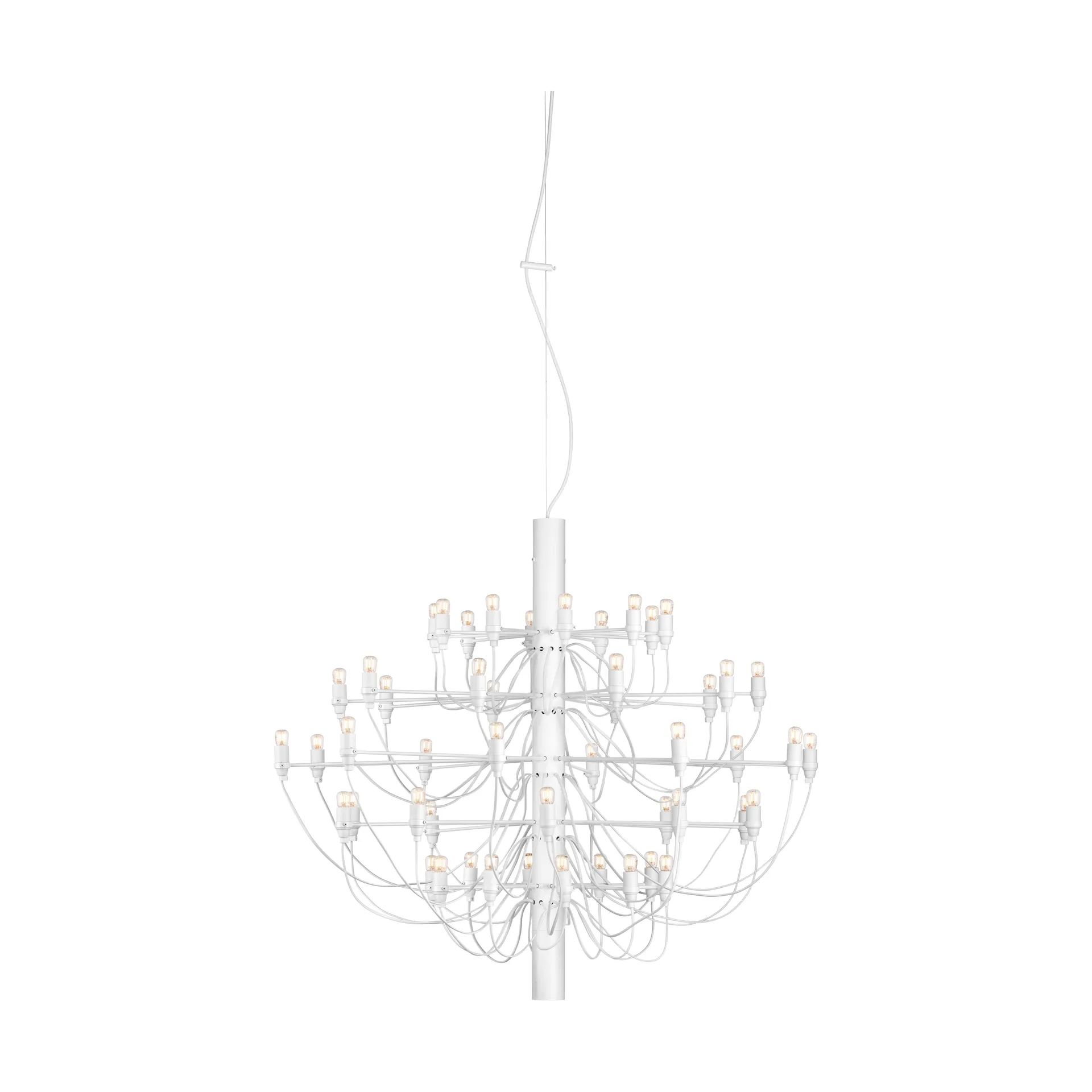 Flos Lustre 2097 Sarfatti LED Mat blanc 50 lampes