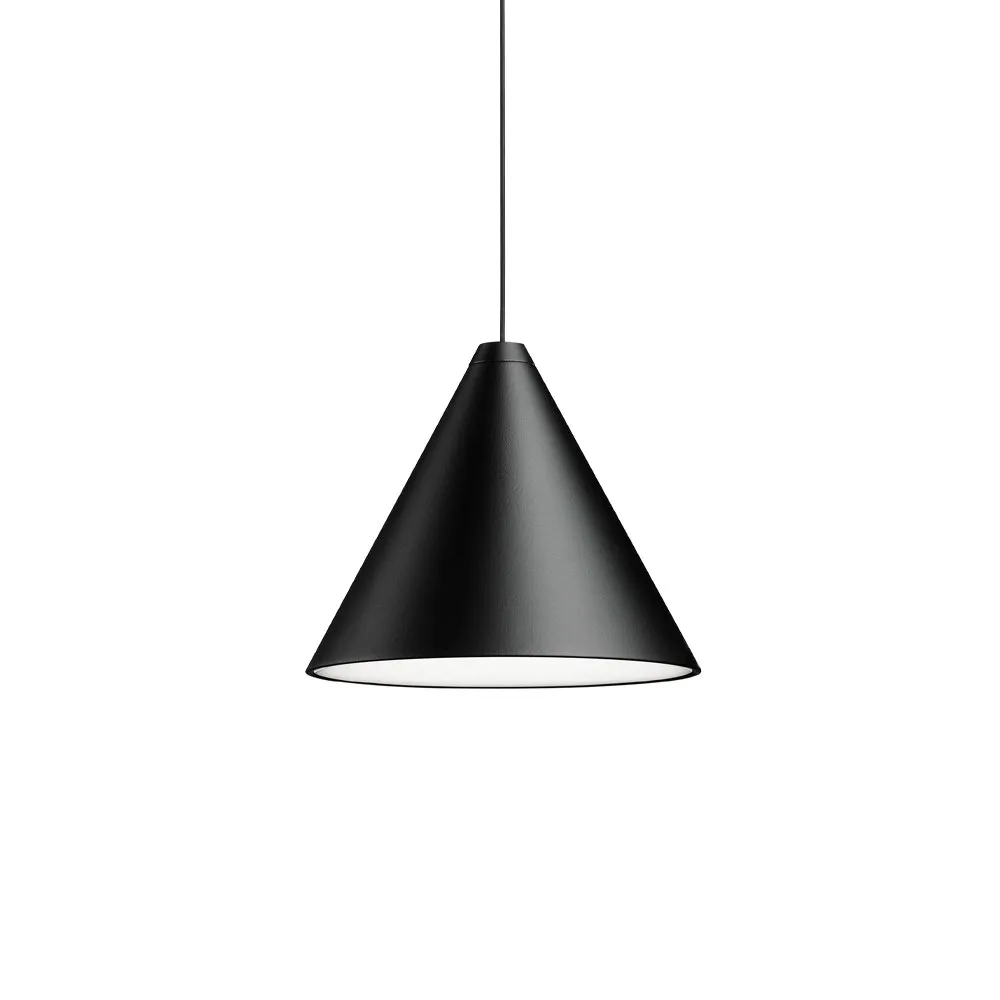 Flos String Light Cone hanglamp Zwart, 22 m kabel