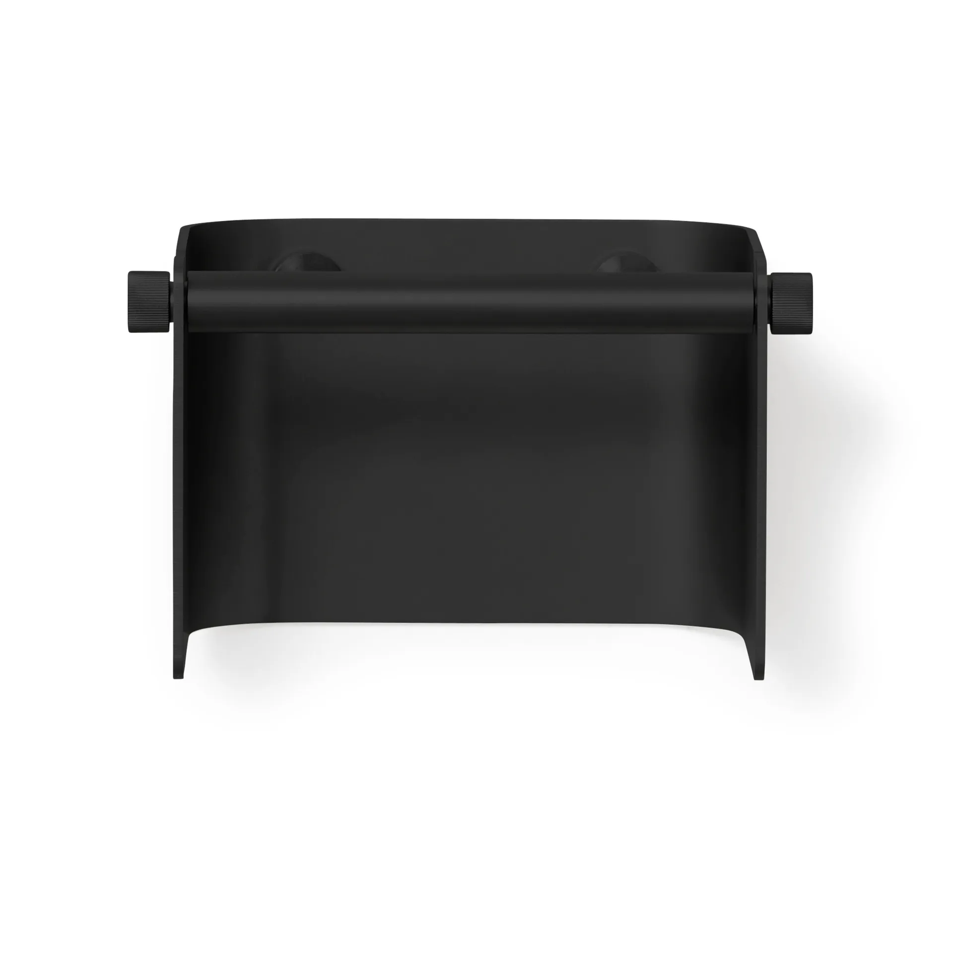 Form & Refine Porte-rouleau de papier toilette Arc Acier noir