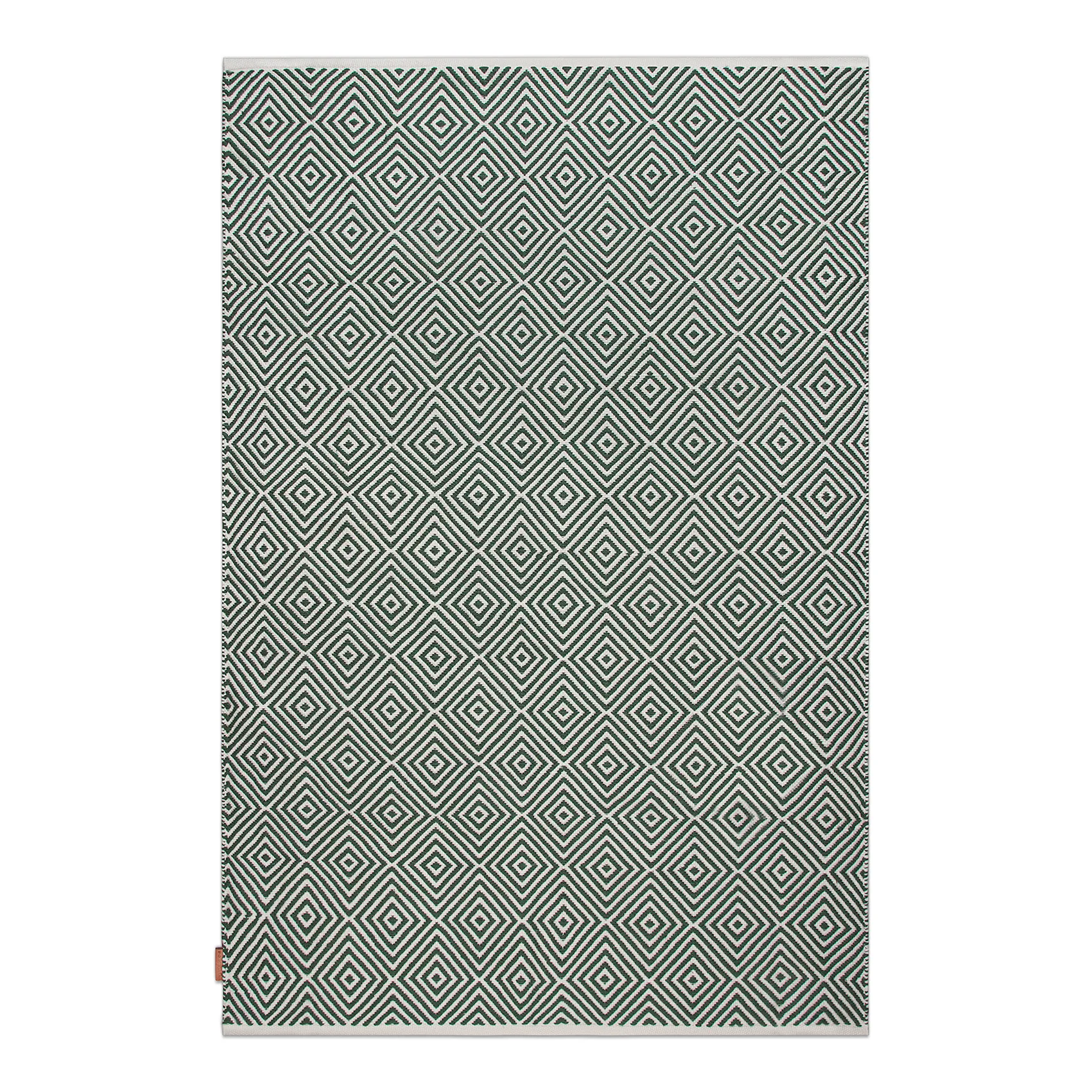 Formgatan Diamond tæppe 140x200 cm Green