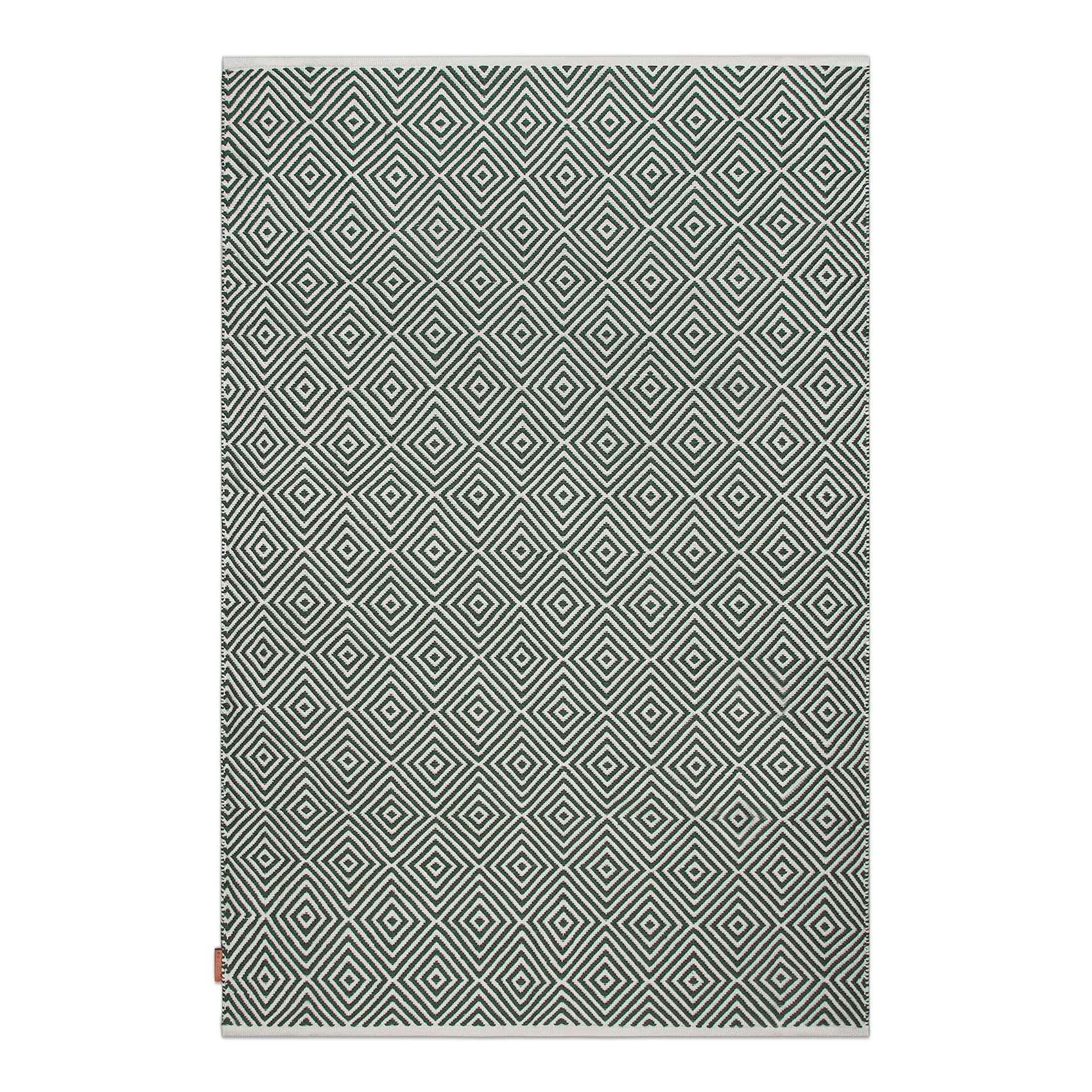 Formgatan Diamond tæppe 170x230 cm Green