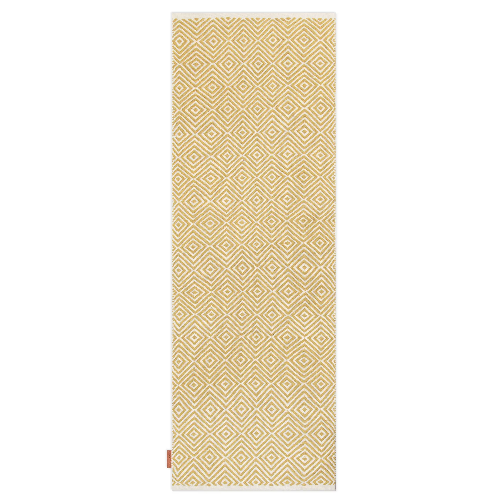 Formgatan Diamond tæppe 70x200 cm Yellow