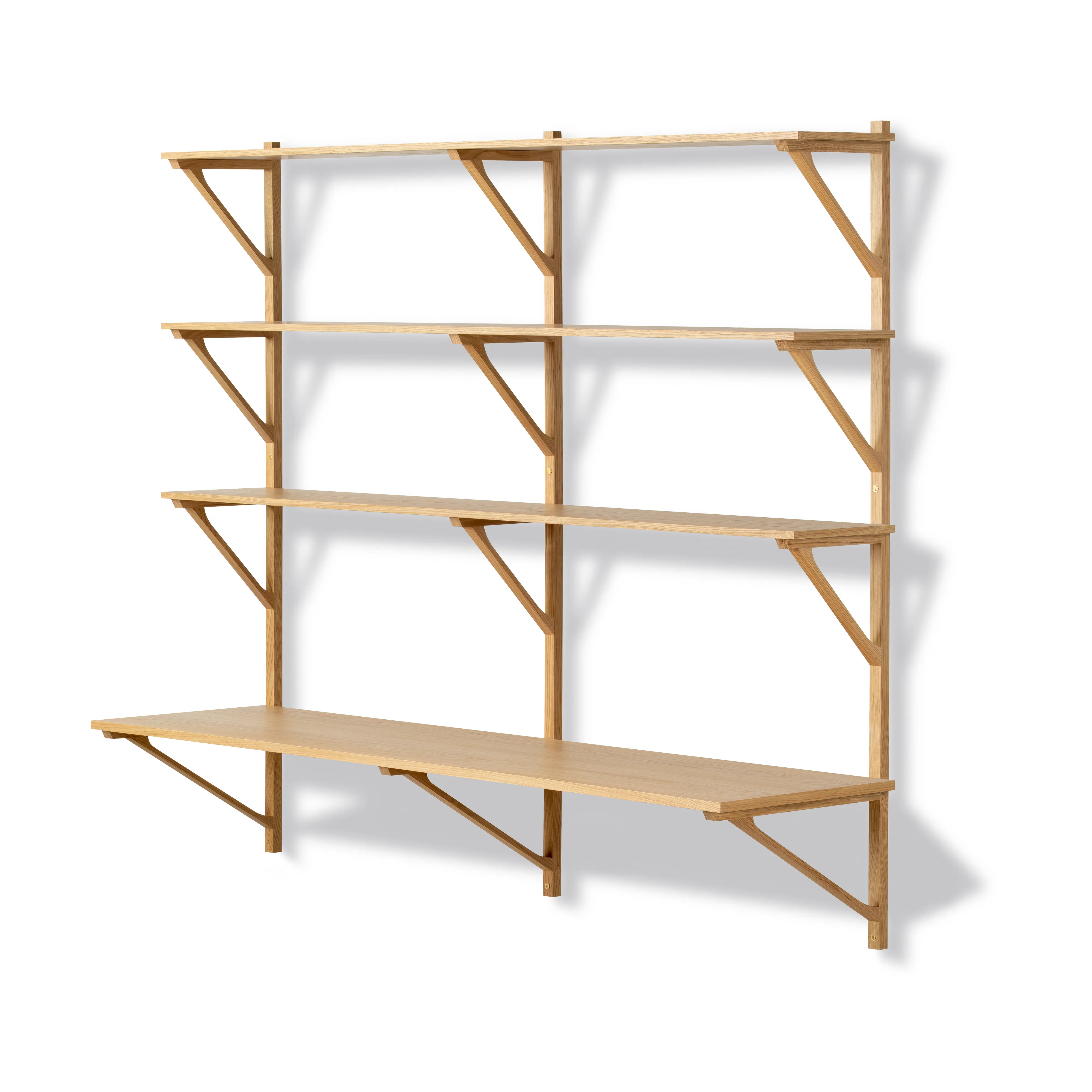Bm29 BM29 shelf with desk 149x134 cm from Fredericia Furniture - NordicNest.com