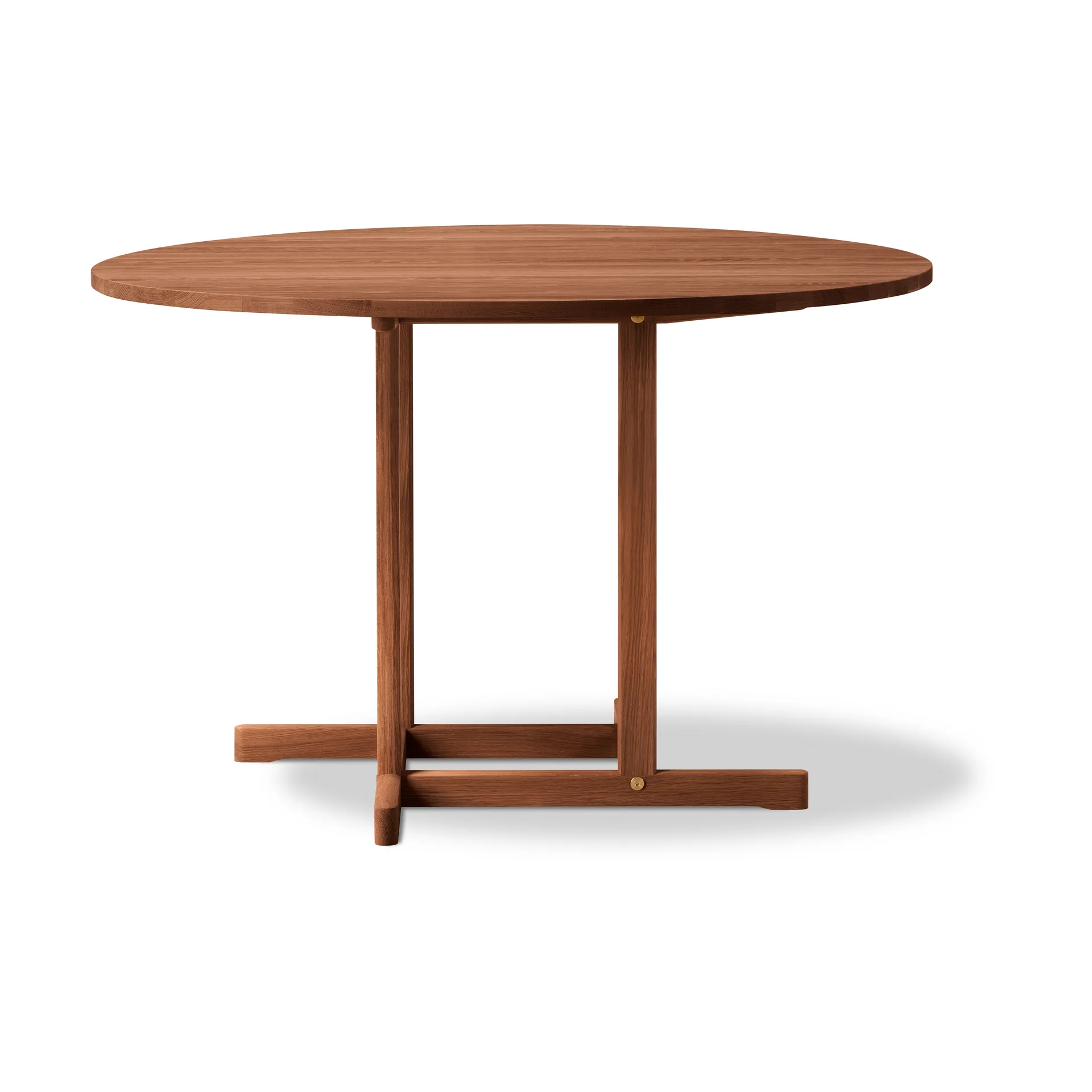Fredericia Furniture Table BM80 Mogensen Shaker Ø Chêne fumé huilé