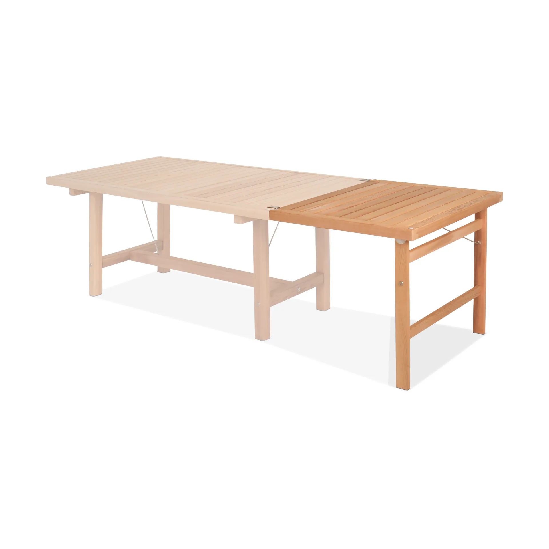Fri Form Rallonge de table avec pieds 64 Redwood, H :