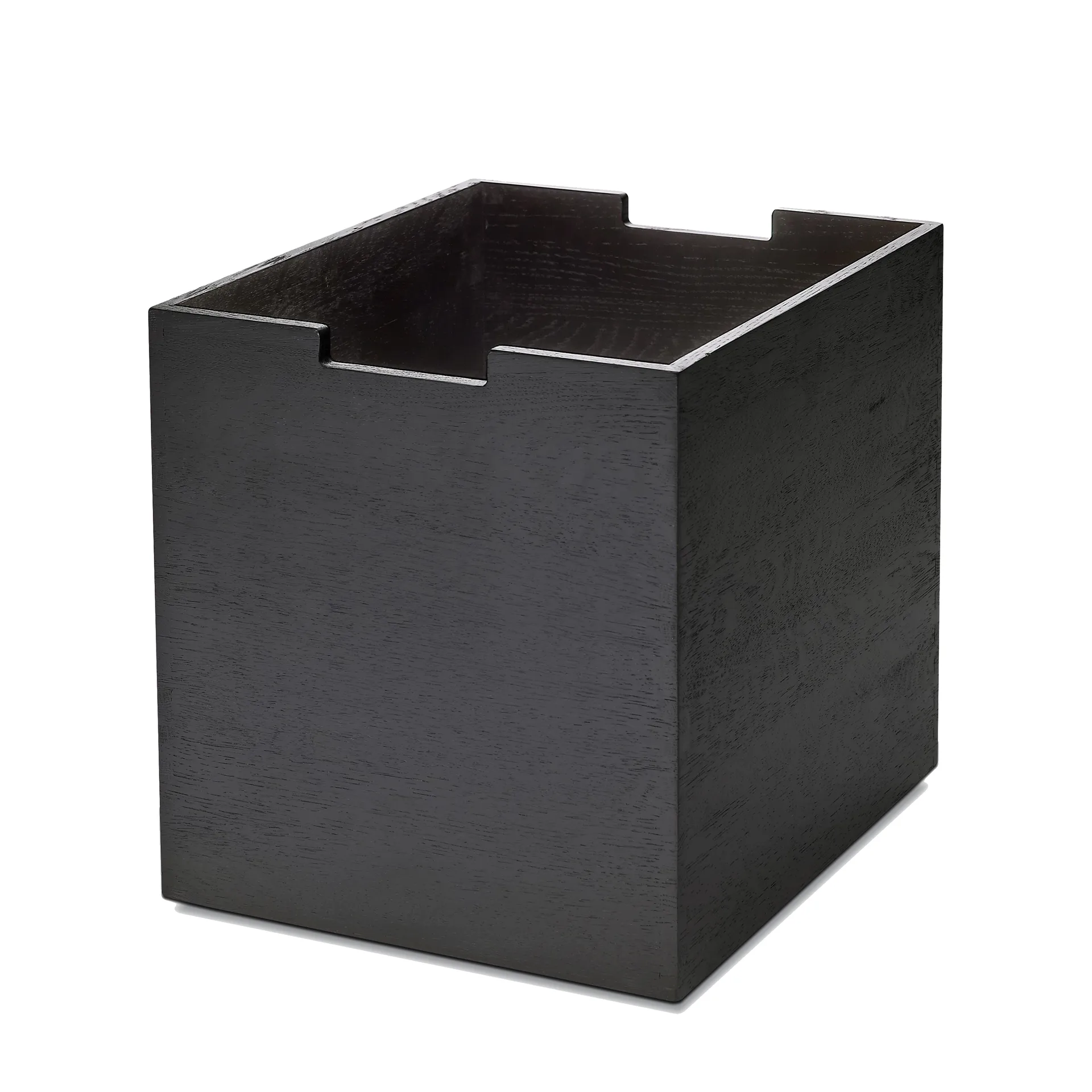 Fritz Hansen Boîte de rangement Cutter grande chêne laqué noir