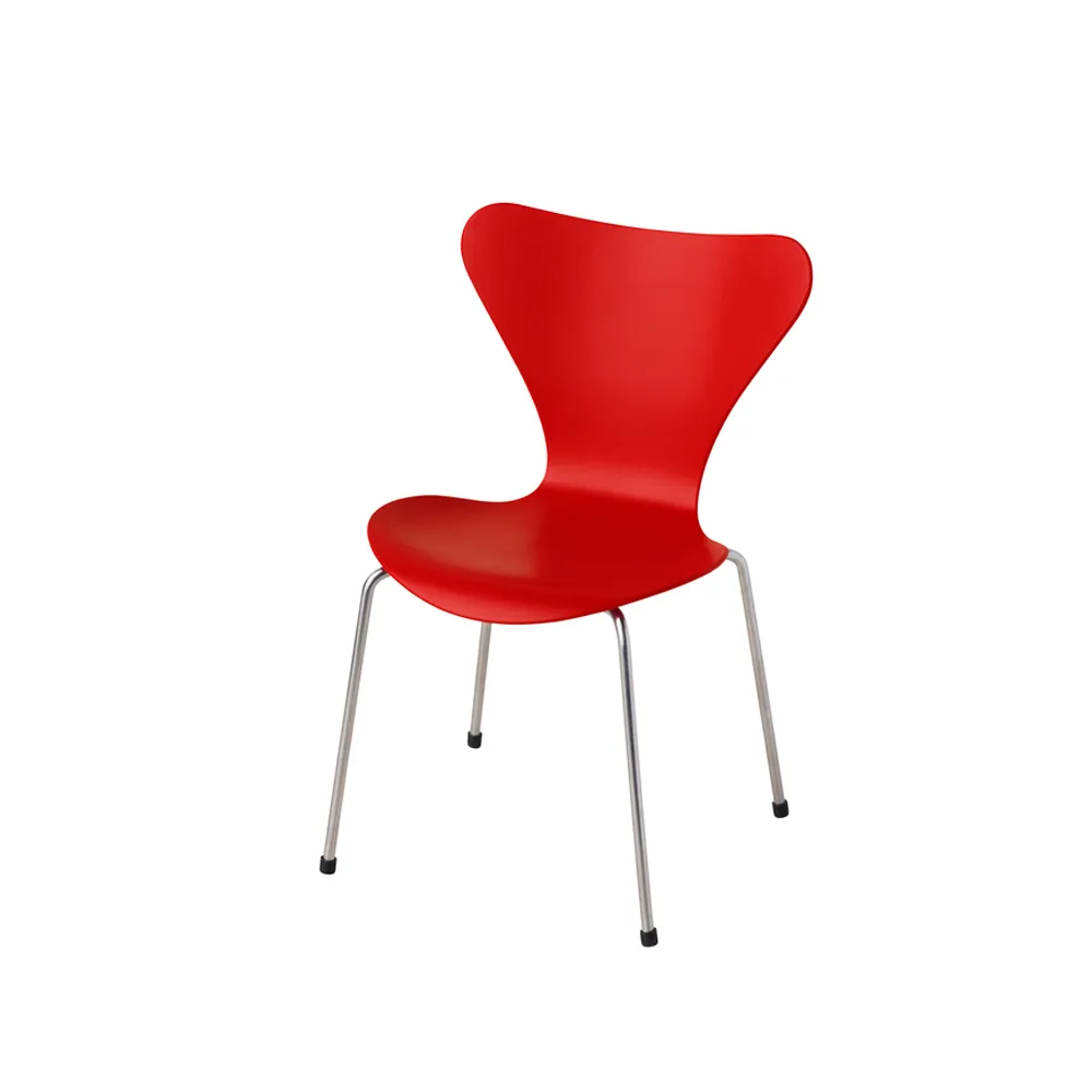Fritz Hansen Chaise miniature Series 7 Rouge opium