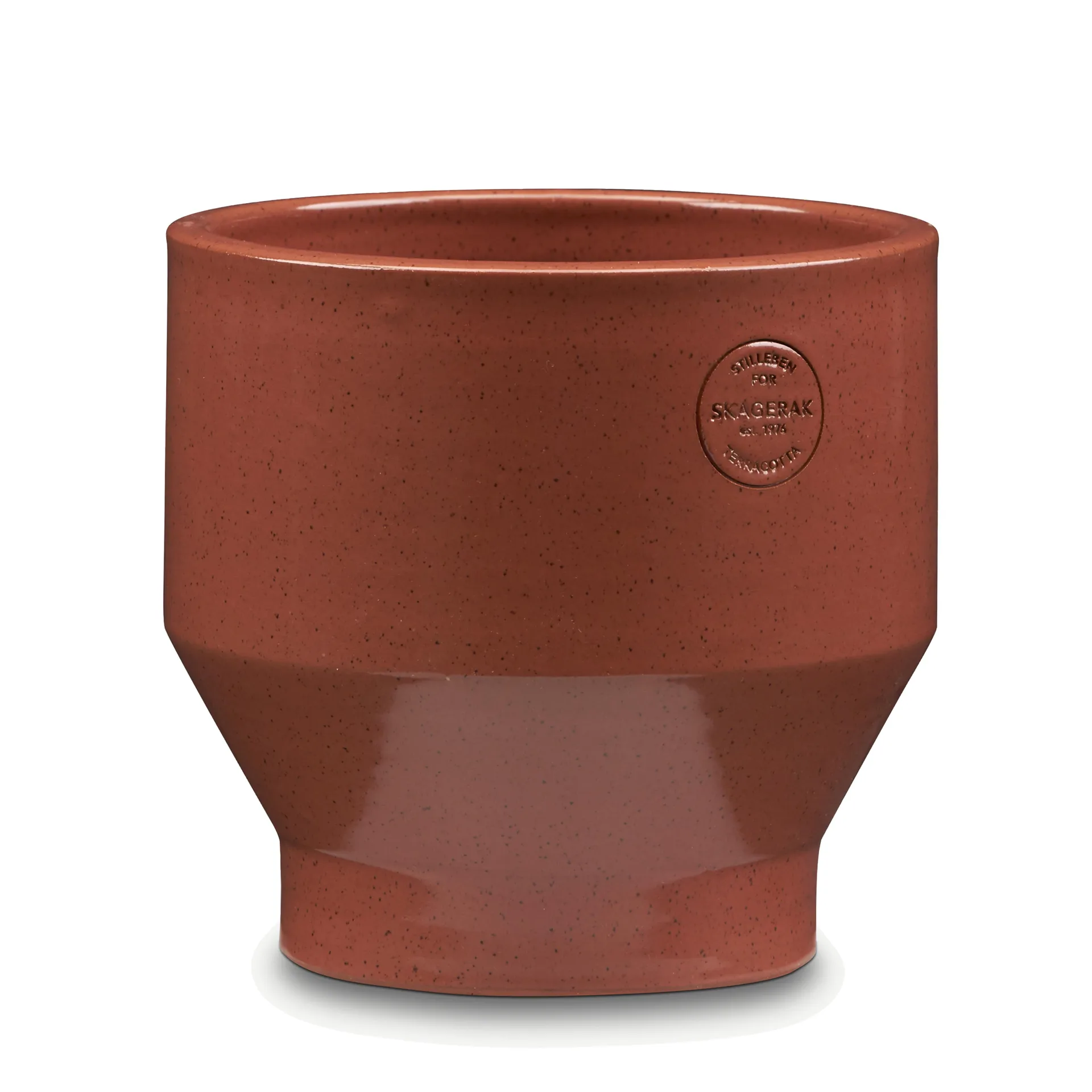 Fritz Hansen Edge urtepotte (indendørs) Ø18 cm burned red (rød)