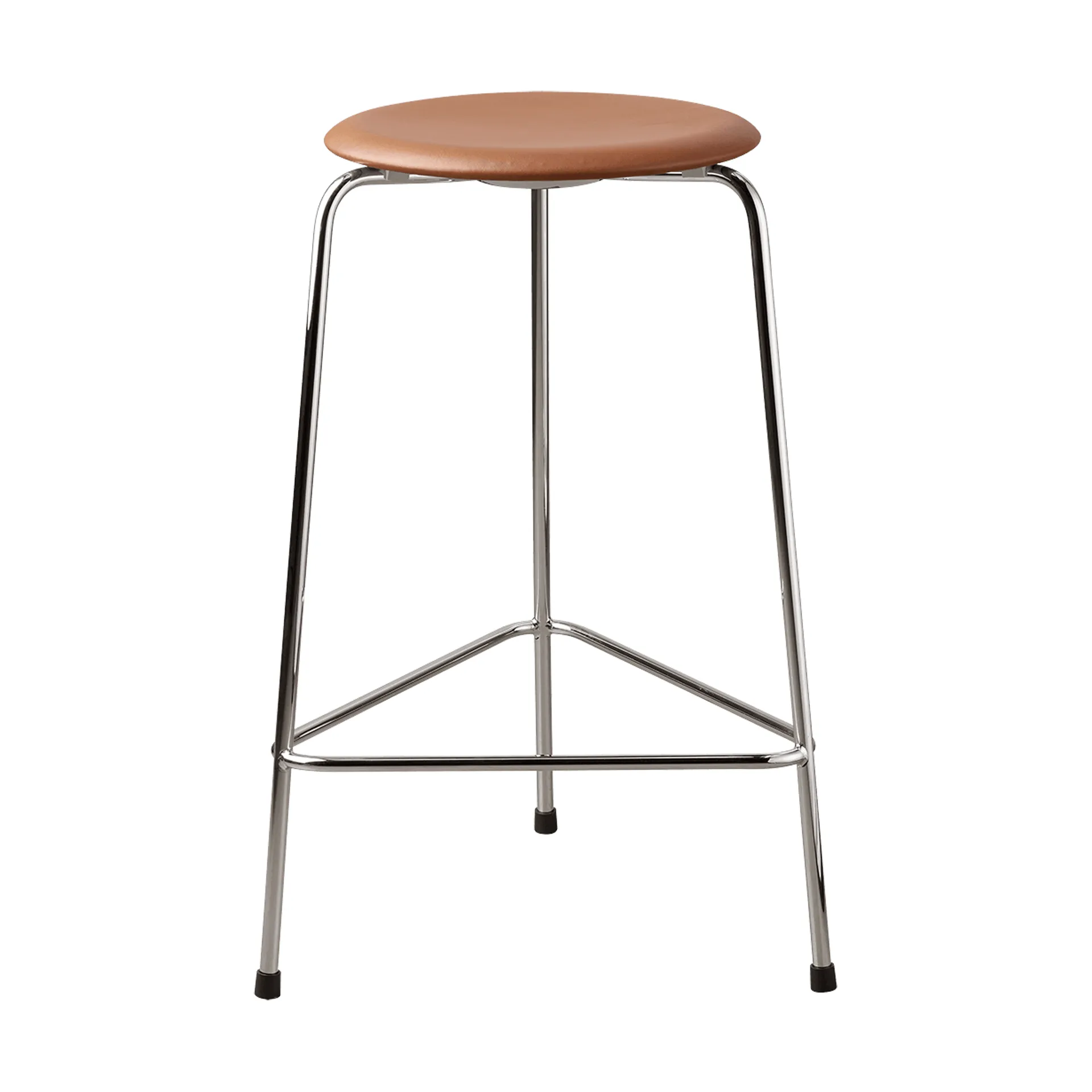 Fritz Hansen High Dot counter stool 3 pieds Essential walnut-chrome
