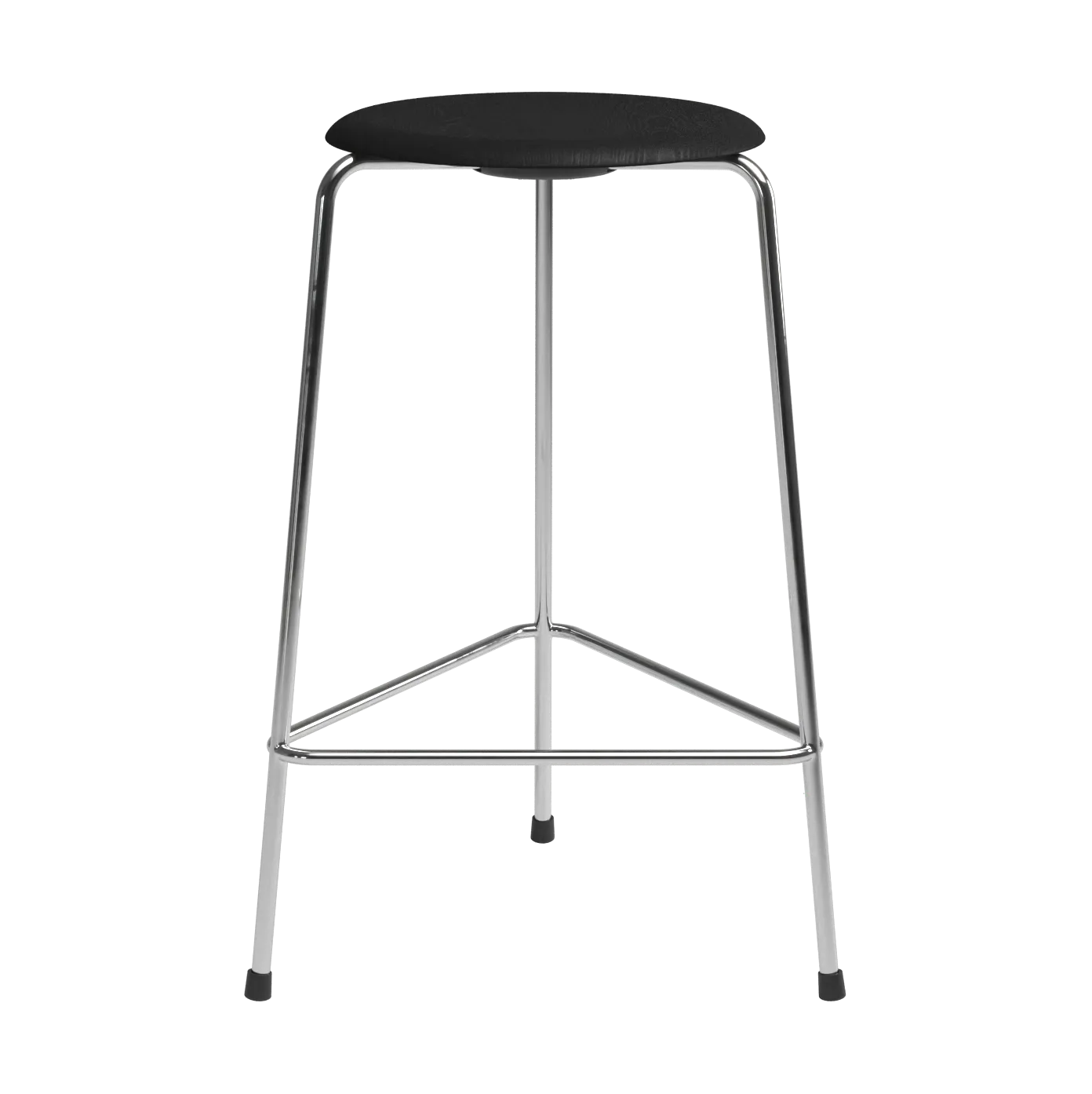 Fritz Hansen High Dot counter stool 3 pieds Frêne noir-chrome
