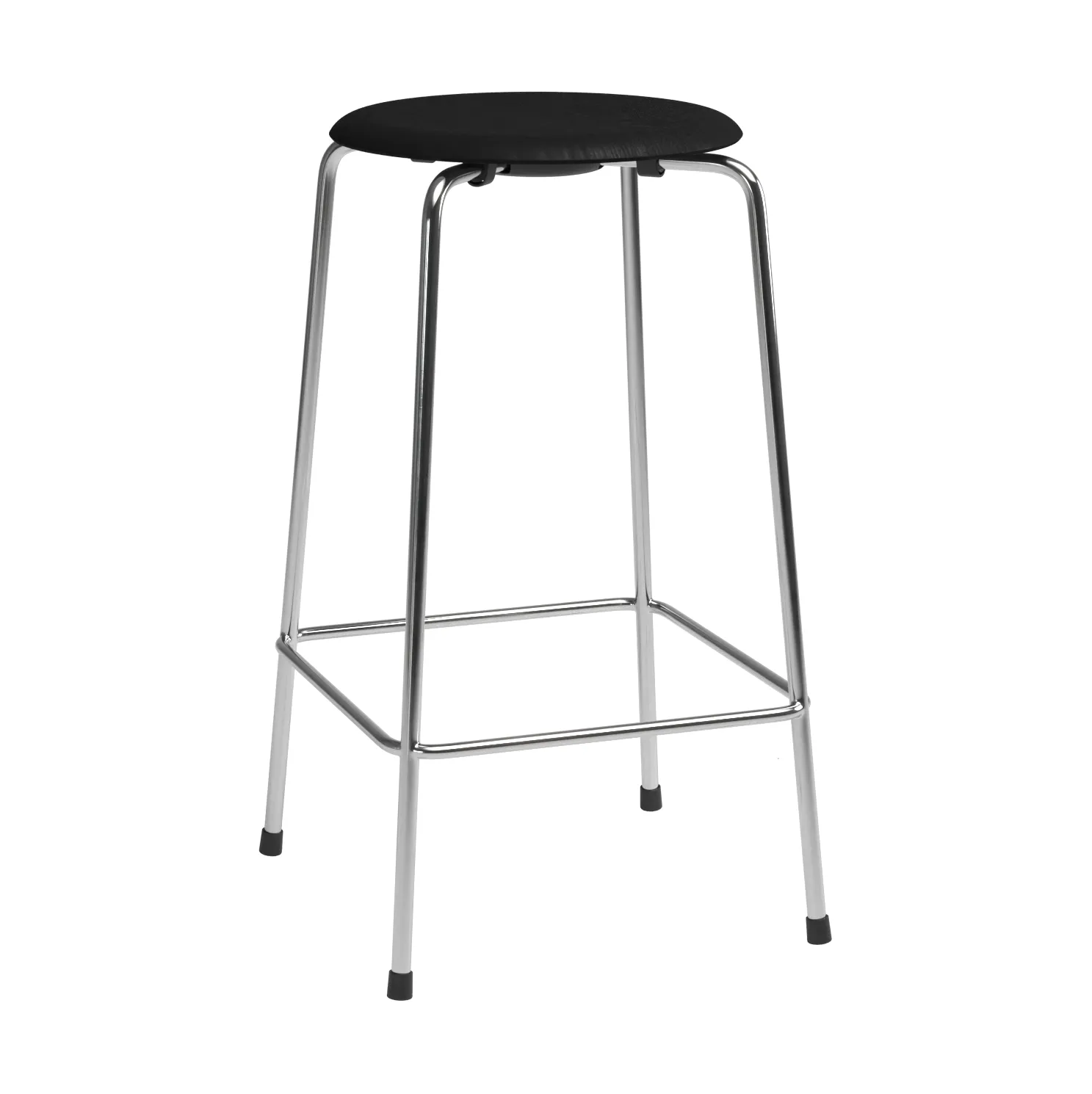 Fritz Hansen High Dot counter stool 4 pieds Frêne noir-chrome