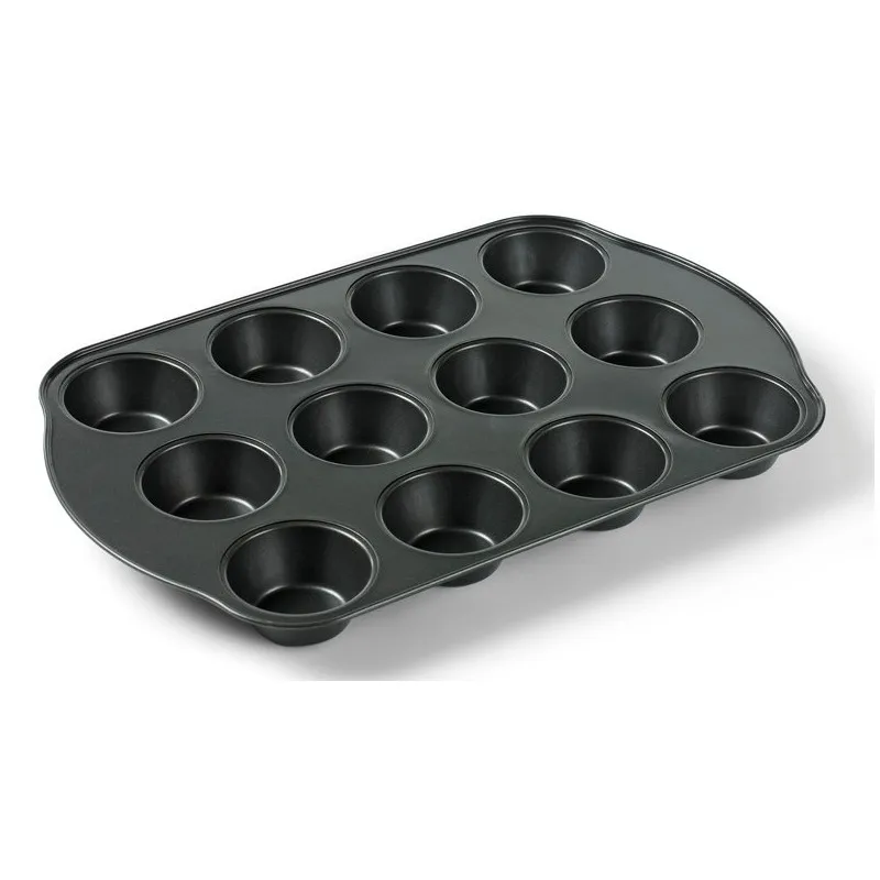 Funktion Funktion muffinsplade nonstick 12 huller Sort