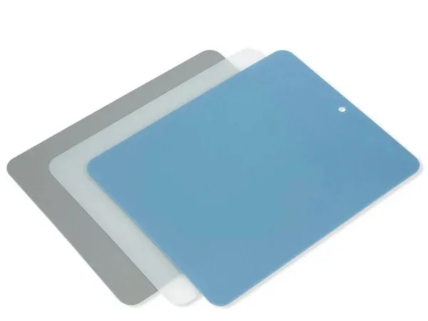 Funktion skärbräda plast 37x29 cm 3-pack, Grå-blå