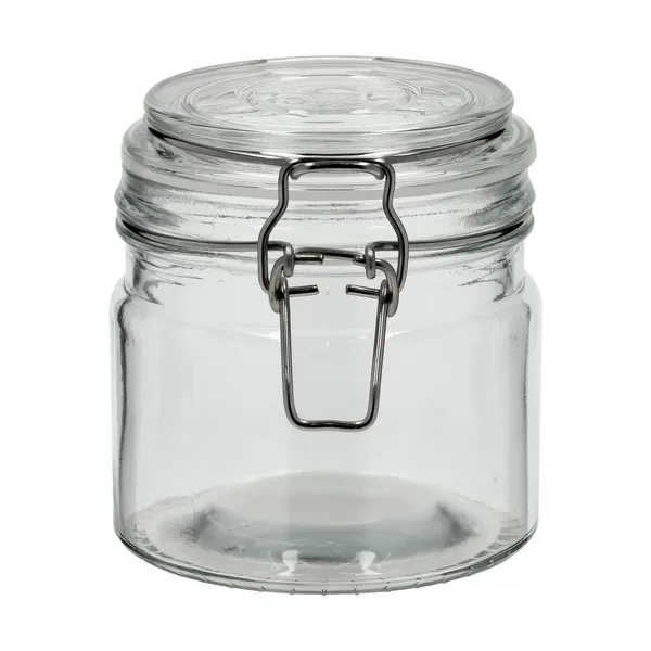 Funktion syltburk med patentlock, Transparent, 0,5 L