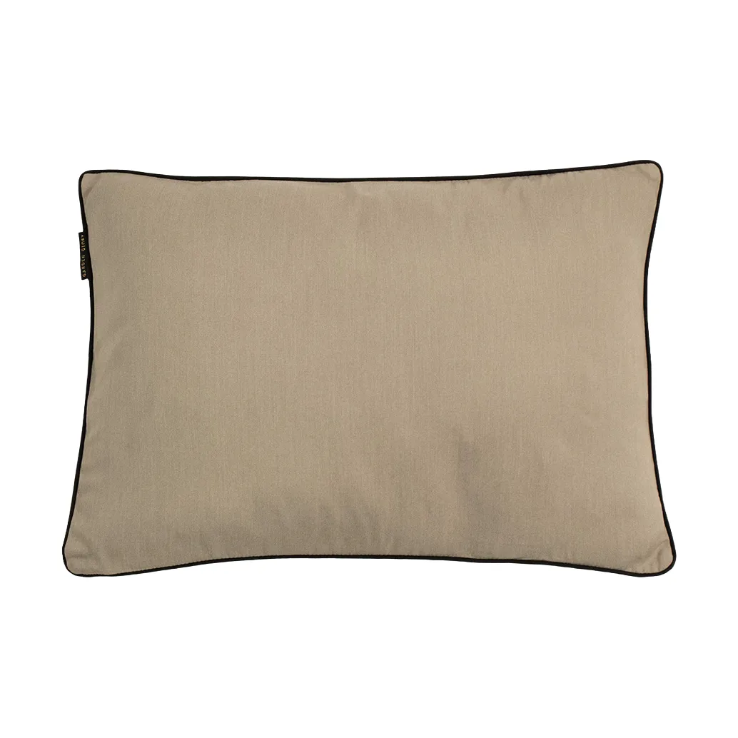 Garden Glory Coussin Garden Glory Beige avec bord noir cm
