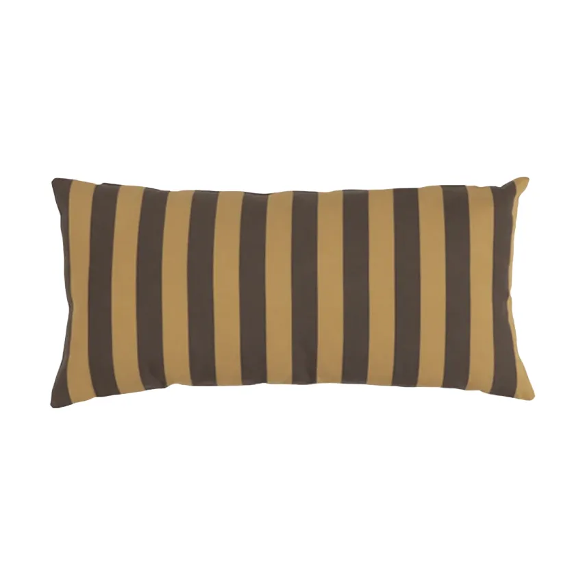 Garden Glory Coussin rayé Garden Glory Jaune safran-brun, cm