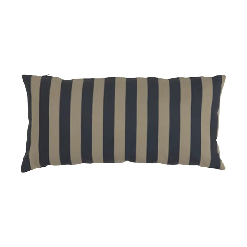 Garden Glory Coussin rayé Garden Glory Noir-beige, cm
