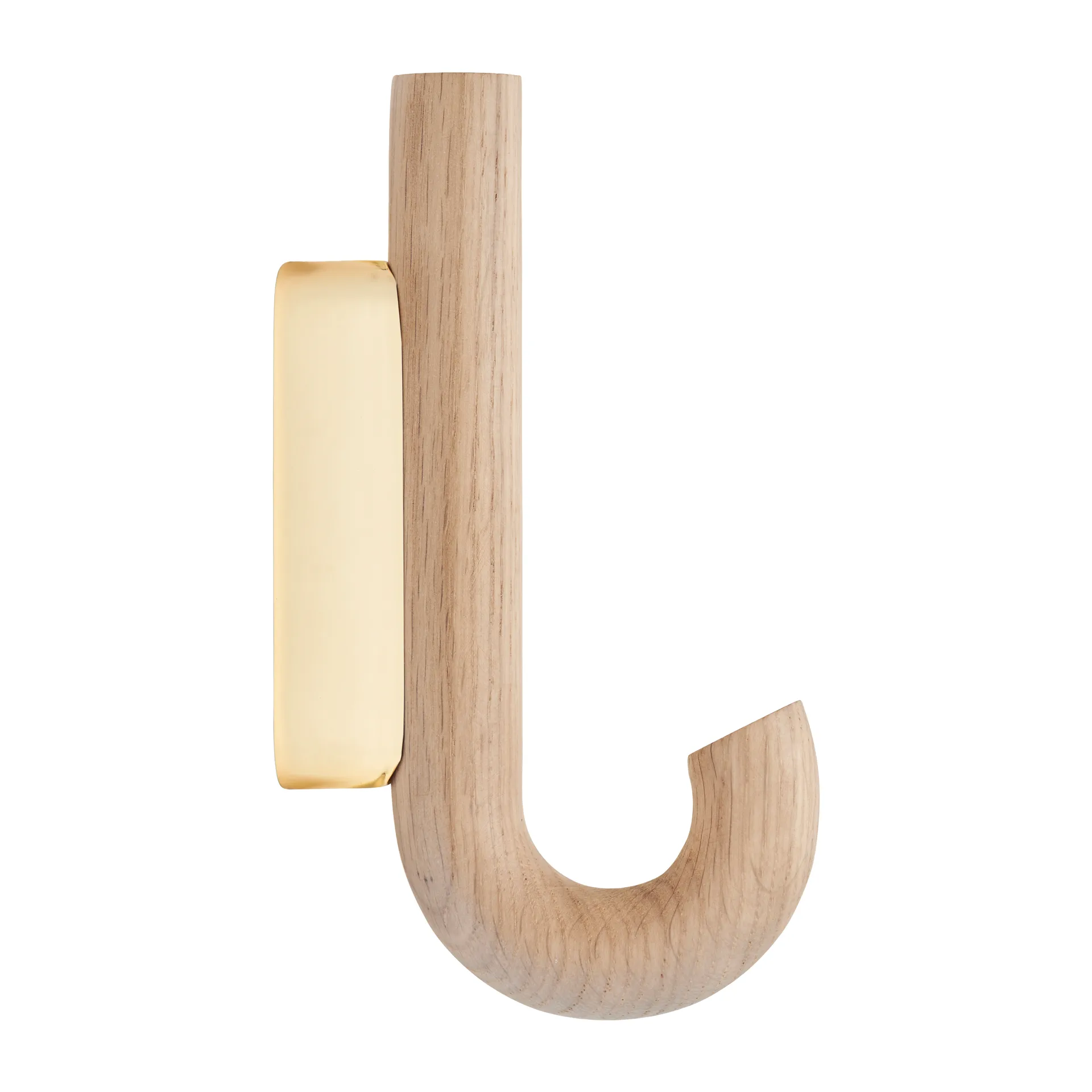 Gejst Crochet Hook mini 13,3 cm Chêne - laiton