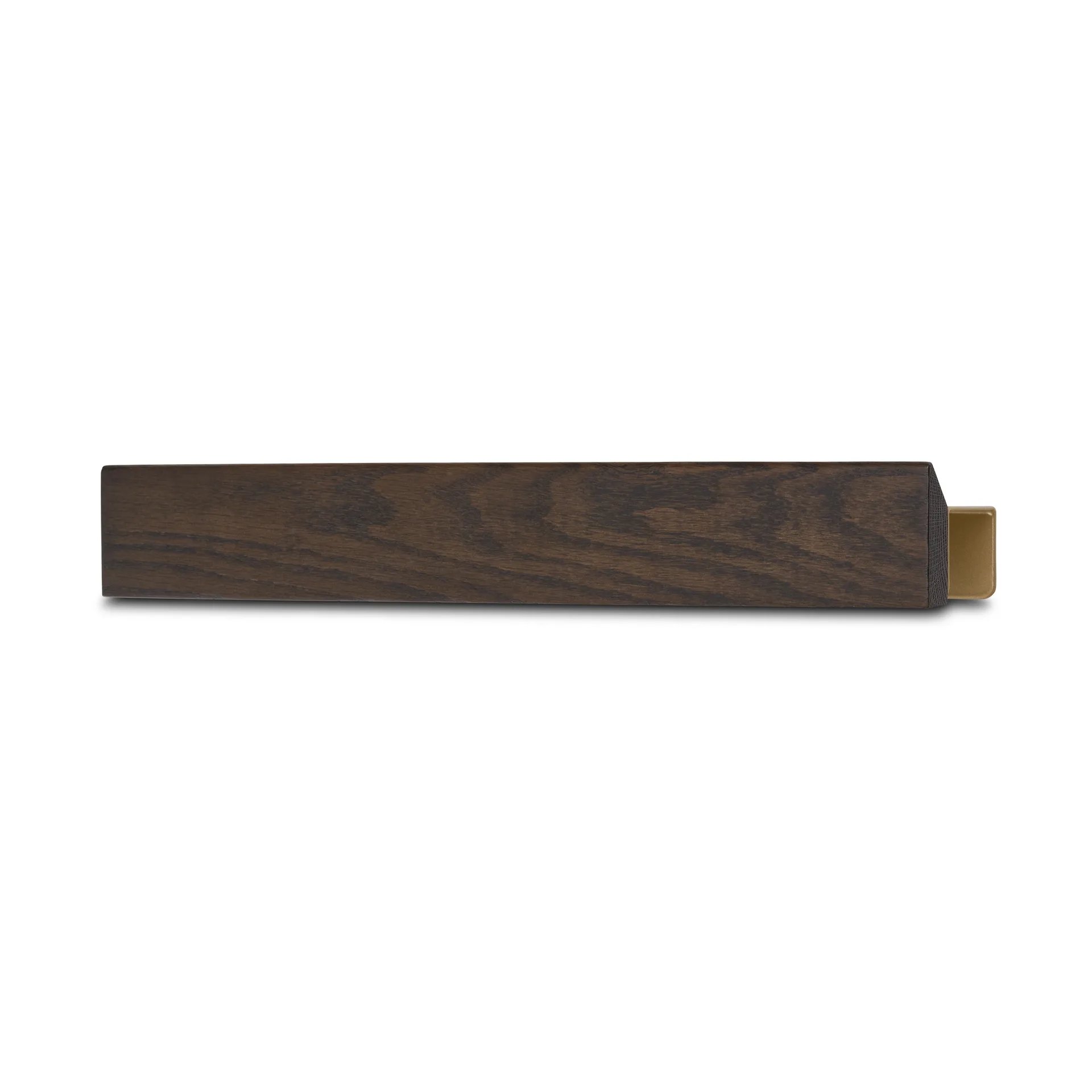 Gejst Étagère magnétique Flex Rail Chêne foncé-laiton