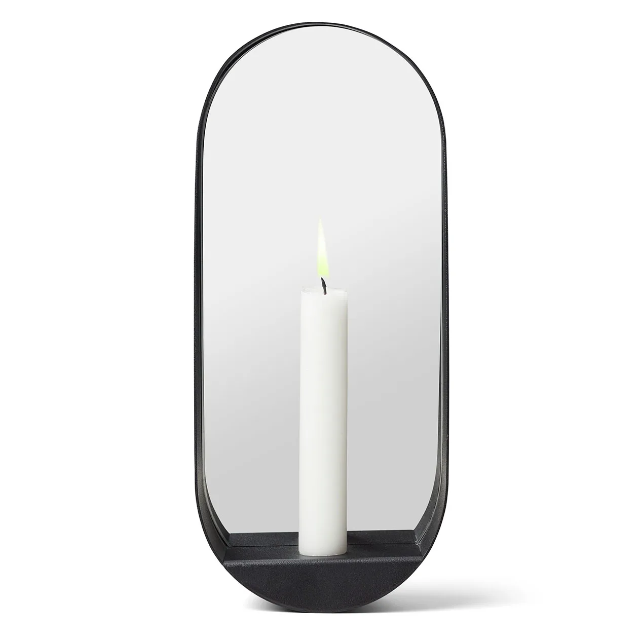 Gejst Miroir/Bougeoir Glim oval cm Noir