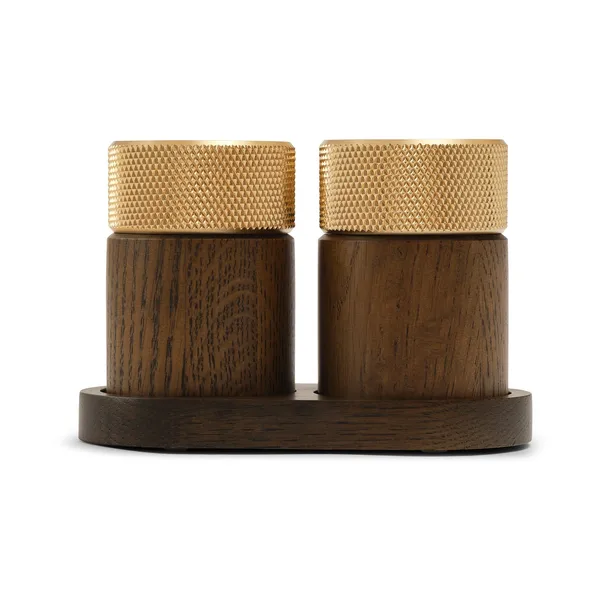 Sina salt-och pepparkvarn 6 cm, Mörk ask-mässing