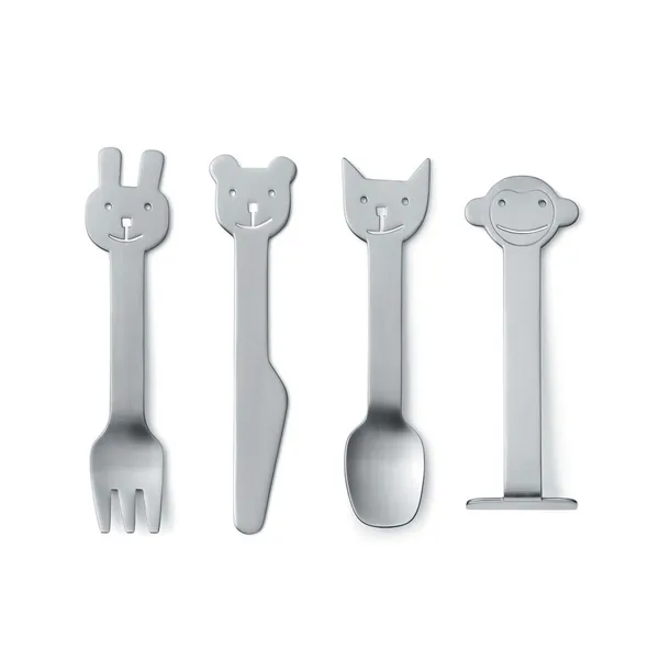 Animal Friends bestick 4 delar, barnbestick