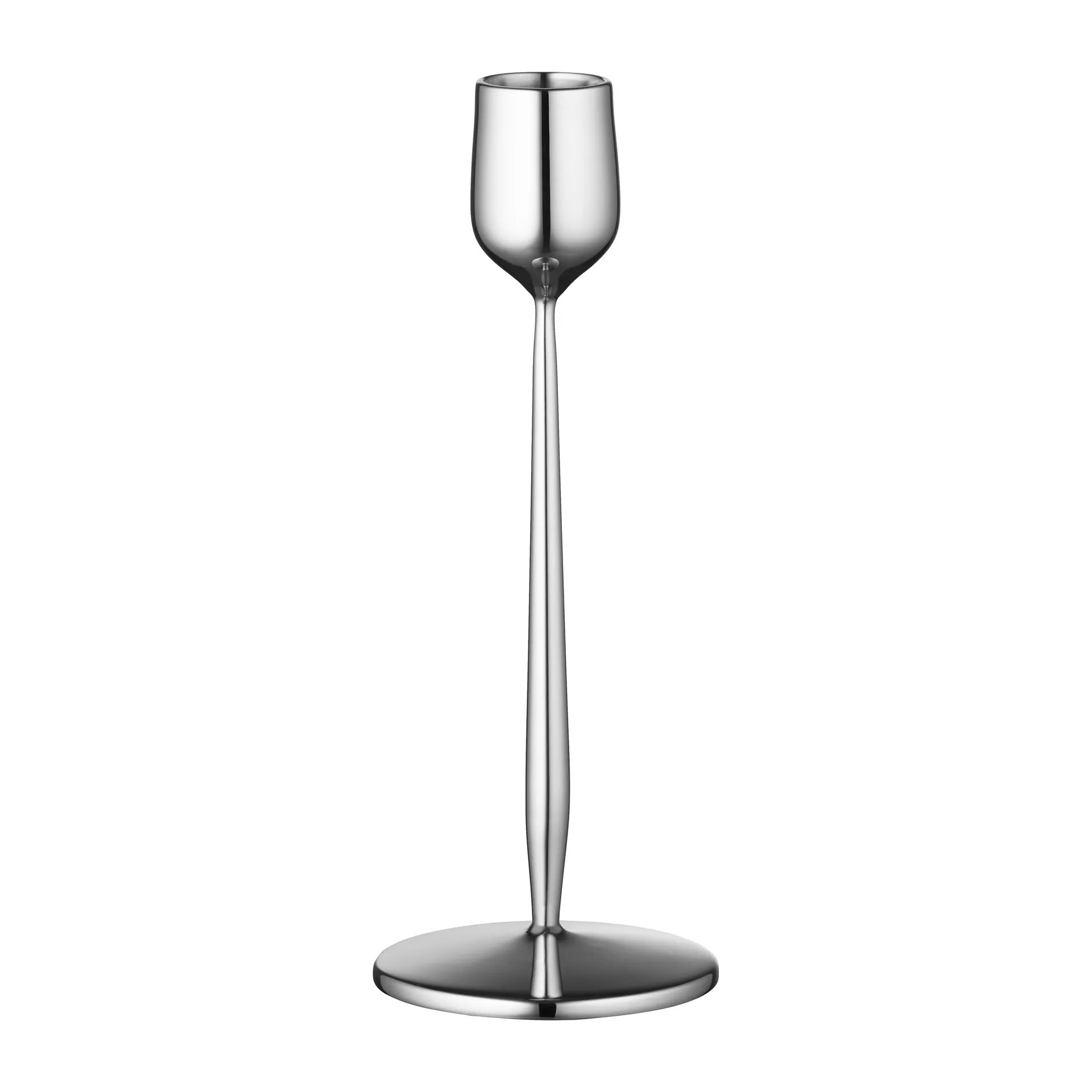 Gense Dorotea lysestage 18 cm Blankt stål