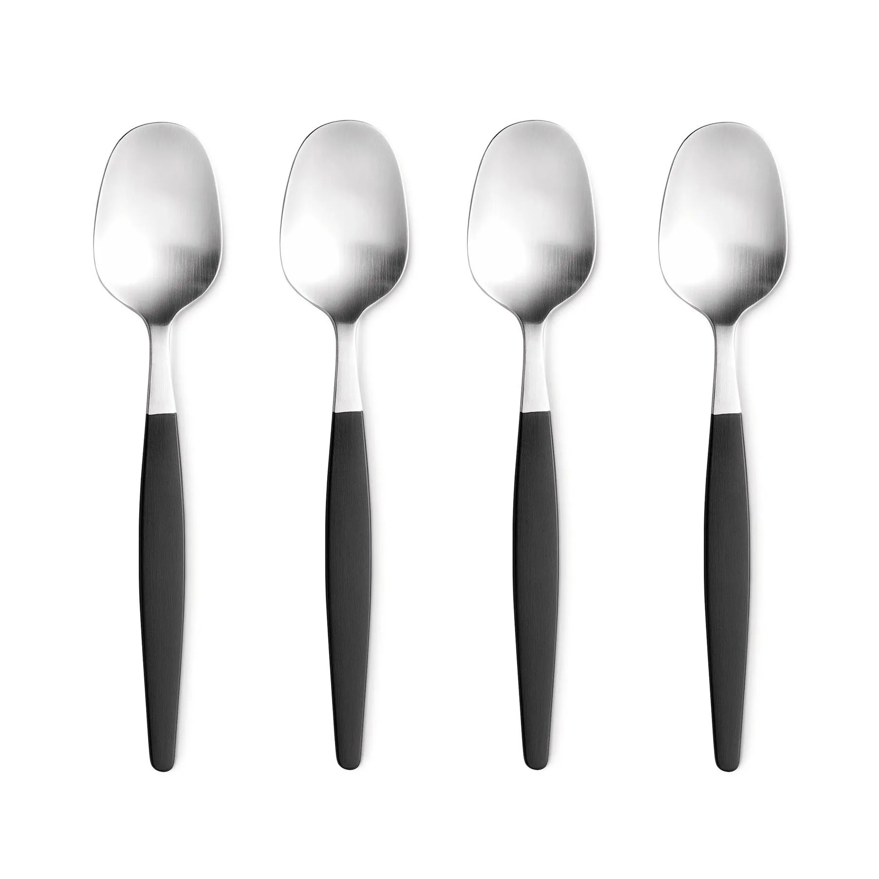 Gense - Focus de Luxe Dessertske 16,8 cm 4 stk. Sort/Mat stål