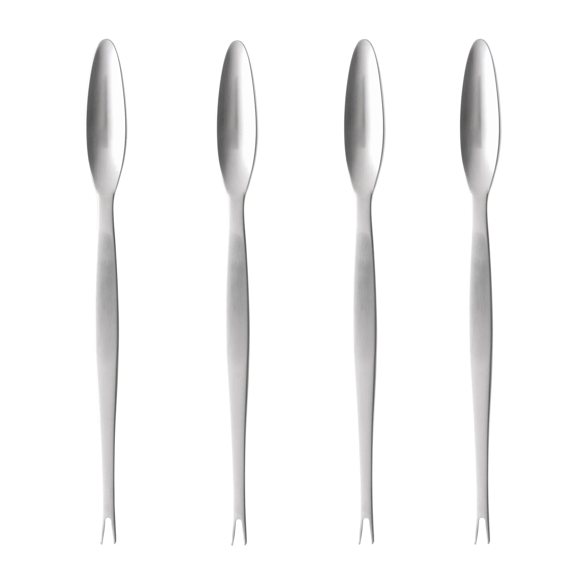 Gense Lobster fork Focus Steel 20.6 cm 4 pieces Black/Matte steel