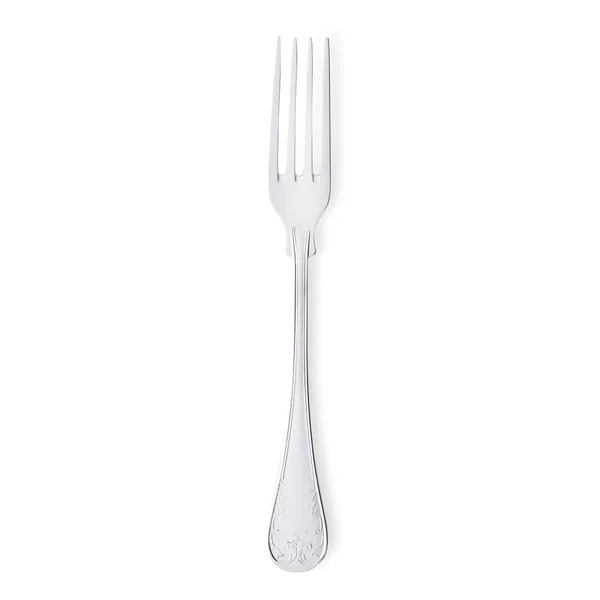 Gammal Fransk bordsgaffel silver, 18,6 cm