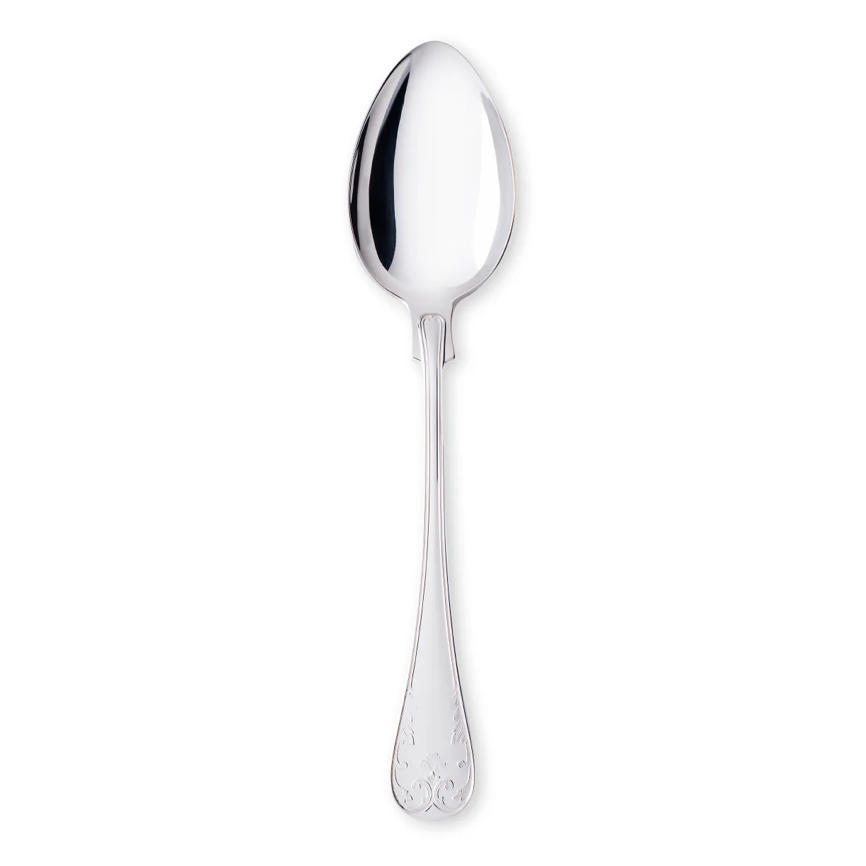 Gense Gammal Fransk spiseske sølv plet 18,3 cm