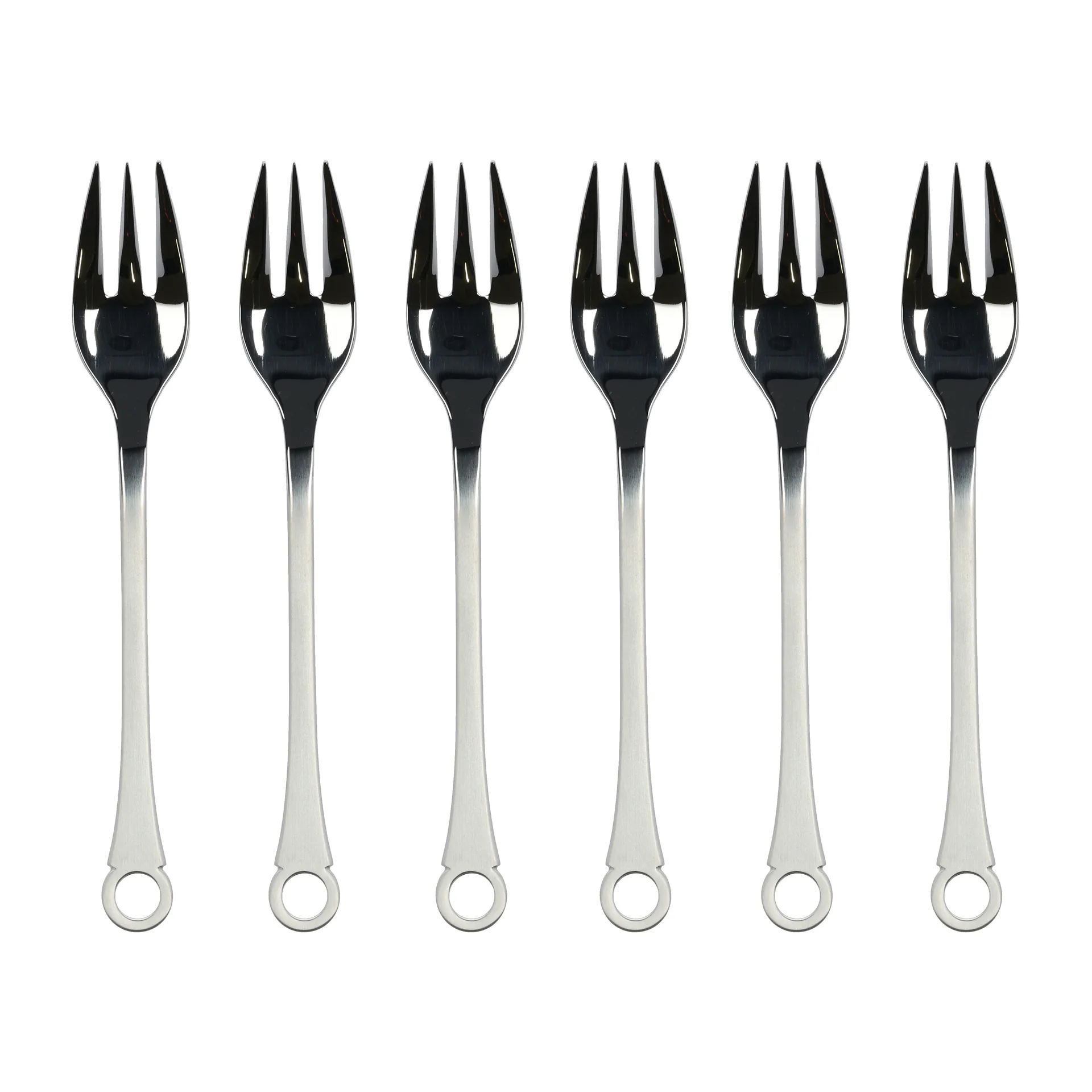 Gense - Pantry Kagegaffel 16 cm 6 stk. Mat/Blank stål