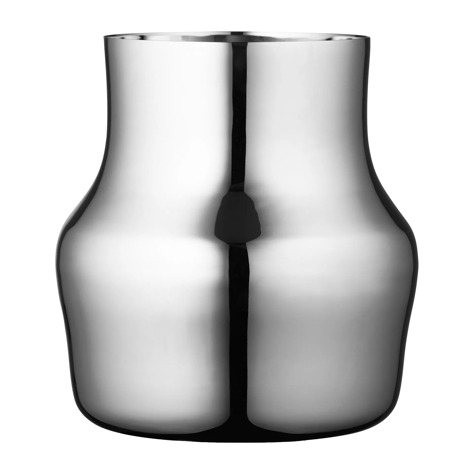 Gense Vase Dorotea ,5 cm Acier brillant