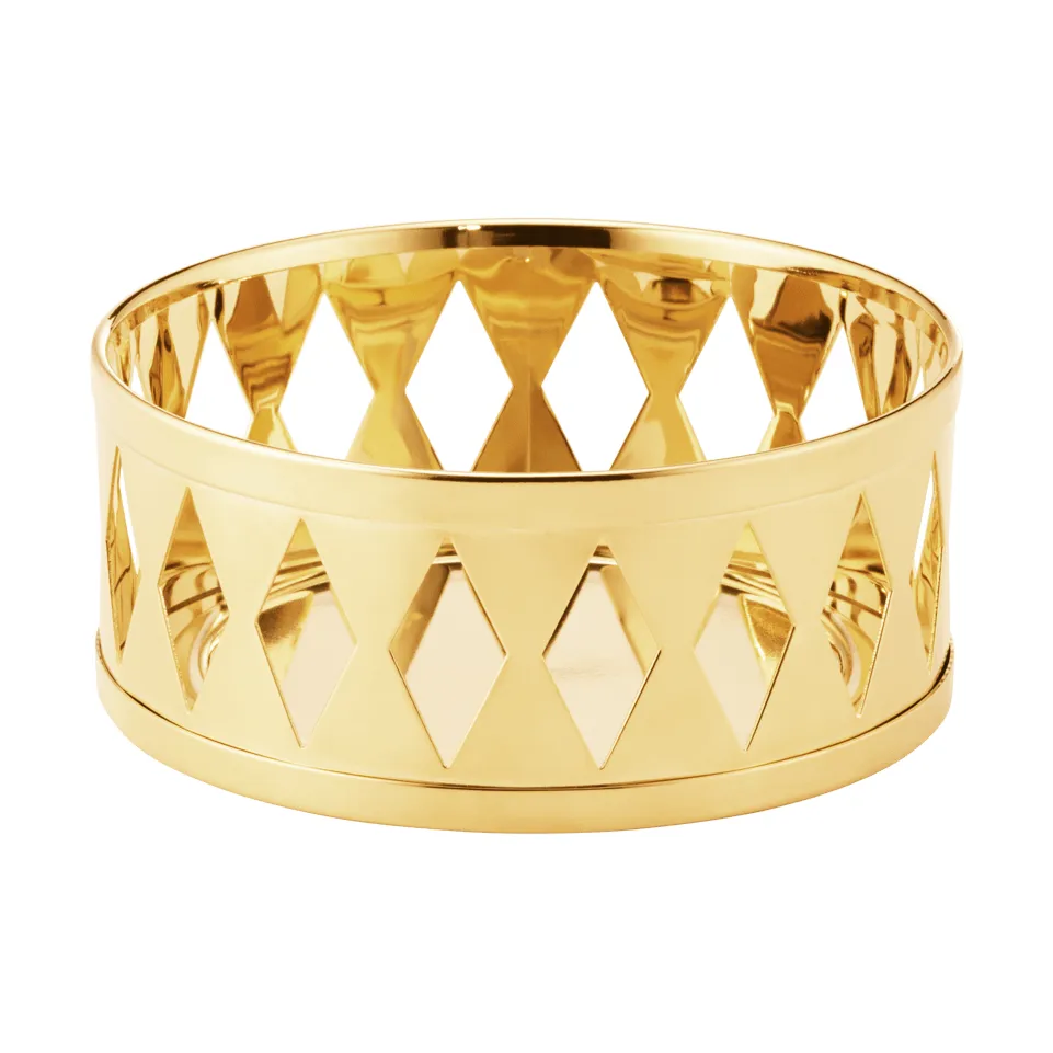 Georg Jensen 2026 &aring;rs ljusstake blockljus Guld